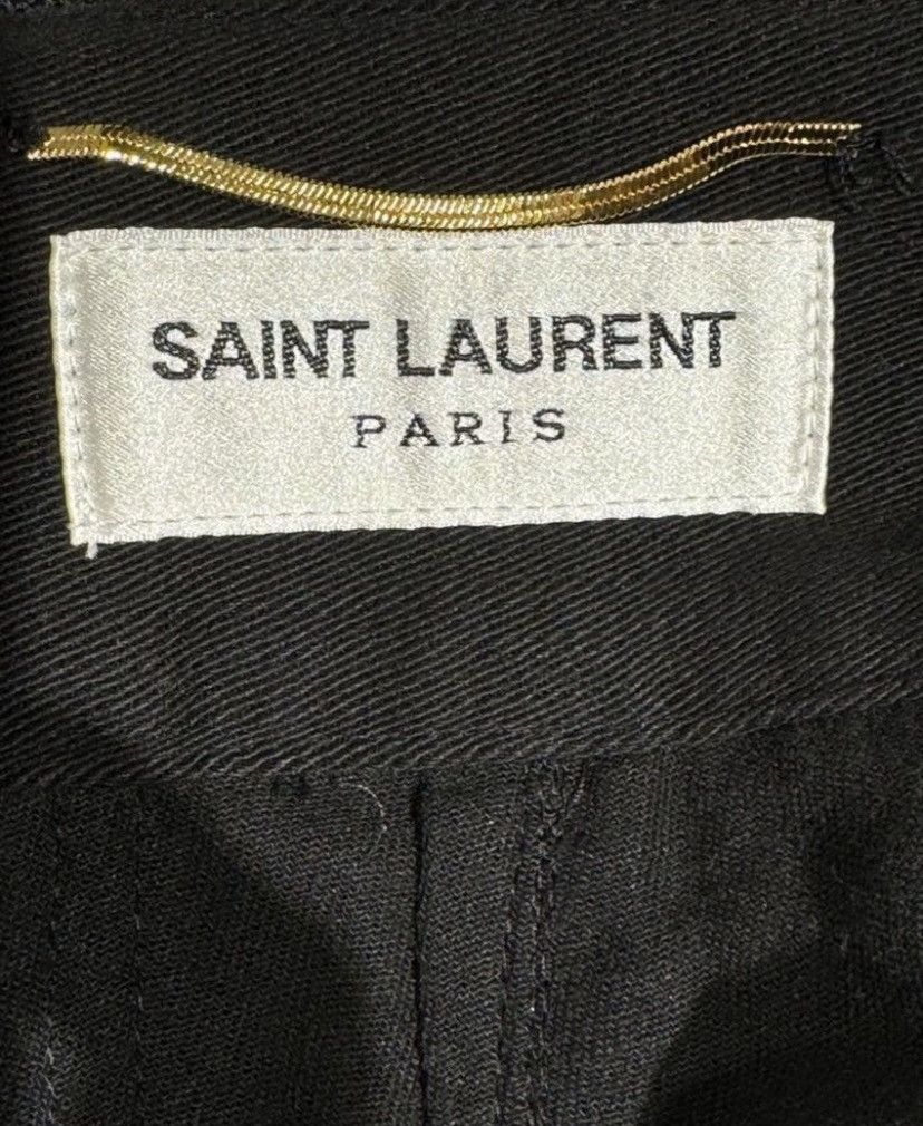 Saint Laurent Paris Saint Laurent Black Cotton Pants Size 25" / US 0 / IT 36 - 5 Thumbnail