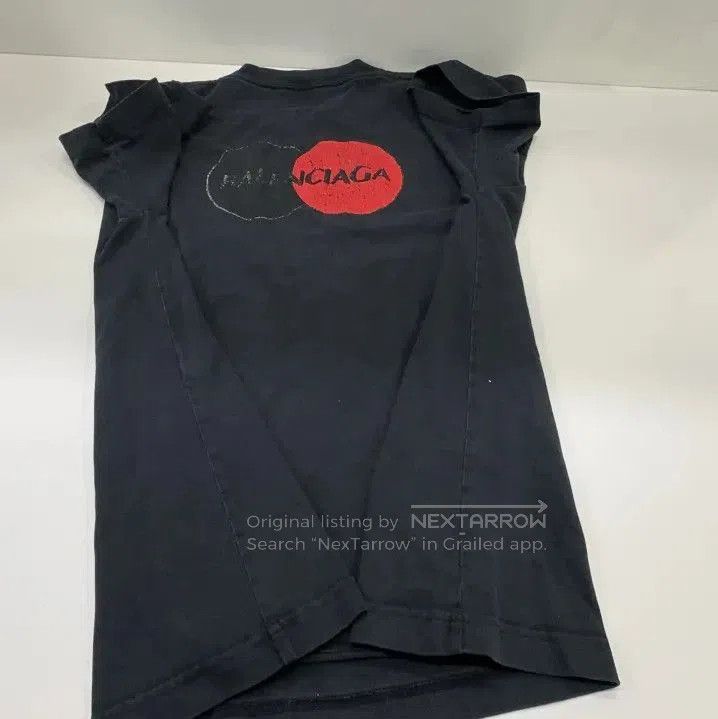 Balenciaga Balenciaga Black Logo Print T. Size US M / EU 48-50 / 2 - 9 Thumbnail