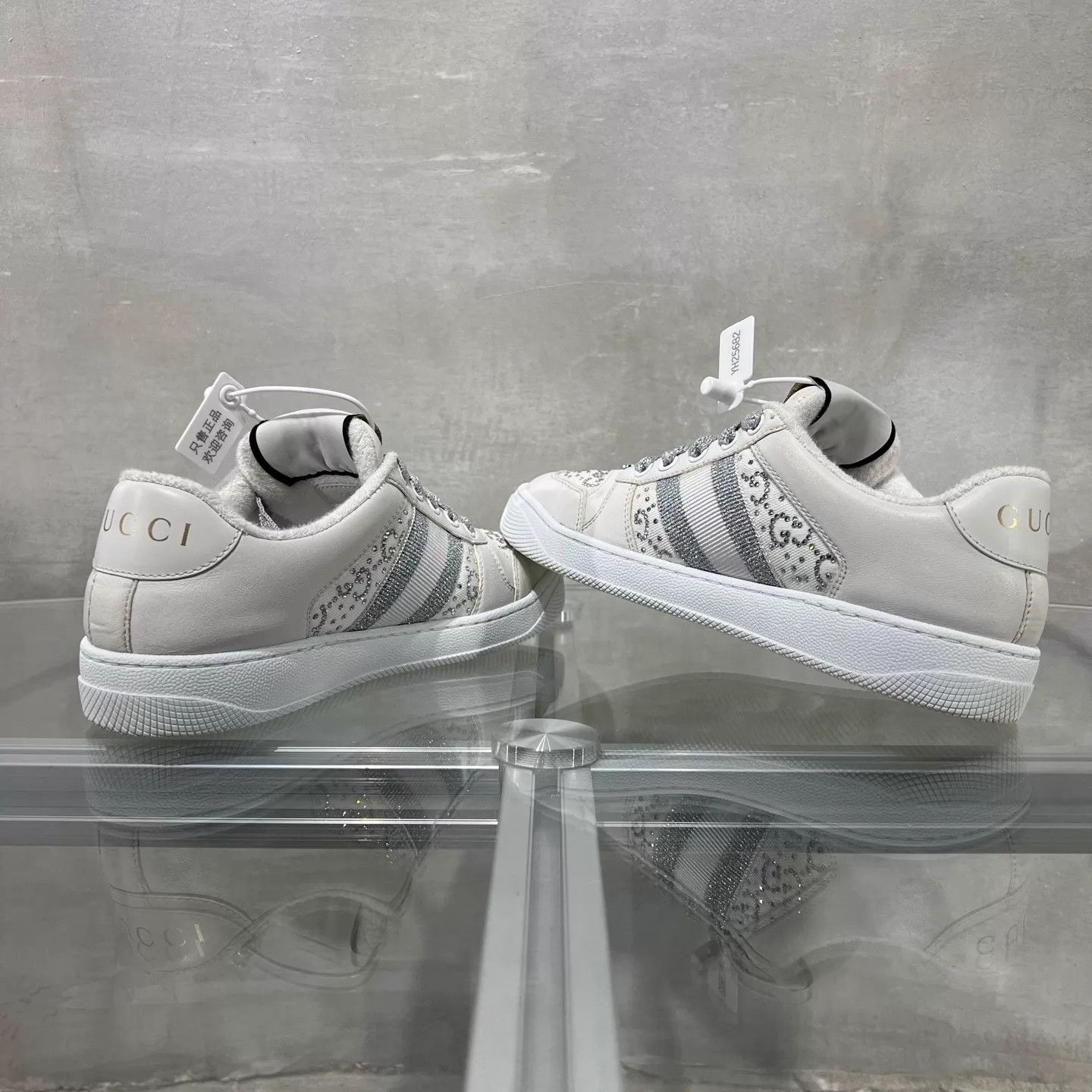 Gucci Gucci Rhyton White Diamond 35 Size US 4.5 / IT 34.5 - 5 Thumbnail
