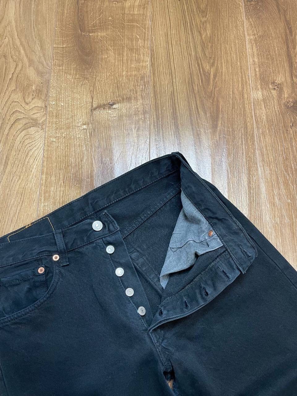 Levi's Vintage 90’s Y2K Style Levi’s 501 Black Denim Jeans Pants Size US 31 - 8 Thumbnail