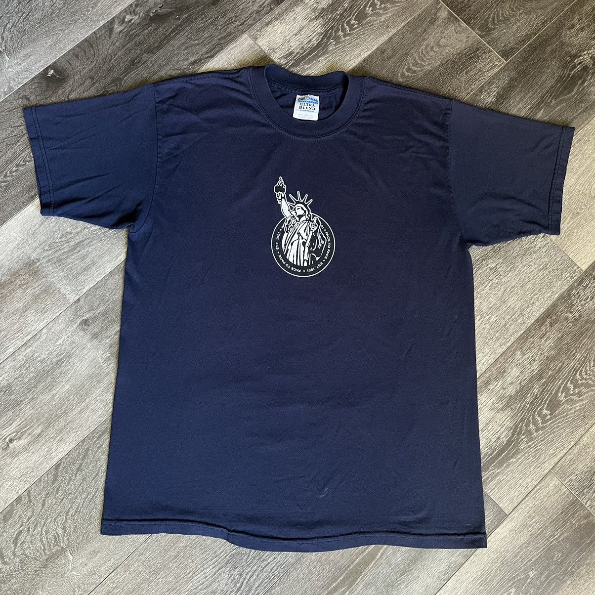 Band Tees Vintage 1990s Face To Face Liberty Punk Band Logo Tee Shirt Size US L / EU 52-54 / 3 - 2 Thumbnail