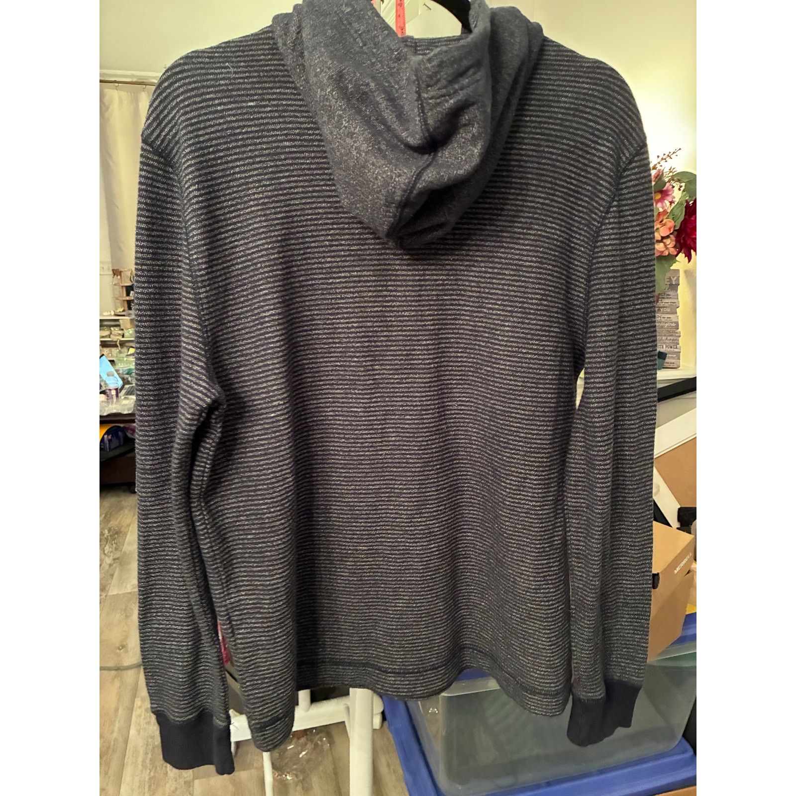 Banana Republic Banana Republic striped navy blue hoodie size M Size US M / EU 48-50 / 2 - 4 Thumbnail