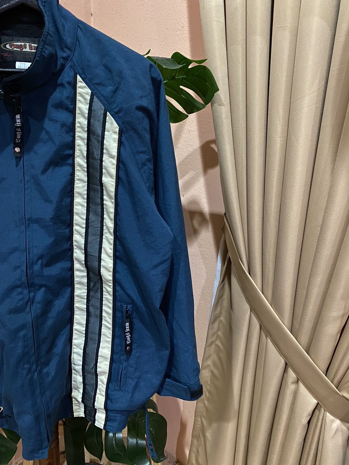 Other Bugs Bum Track Jacket - Retro Blue Striped Zip-Up - Unisex Size US M / EU 48-50 / 2 - 5 Thumbnail