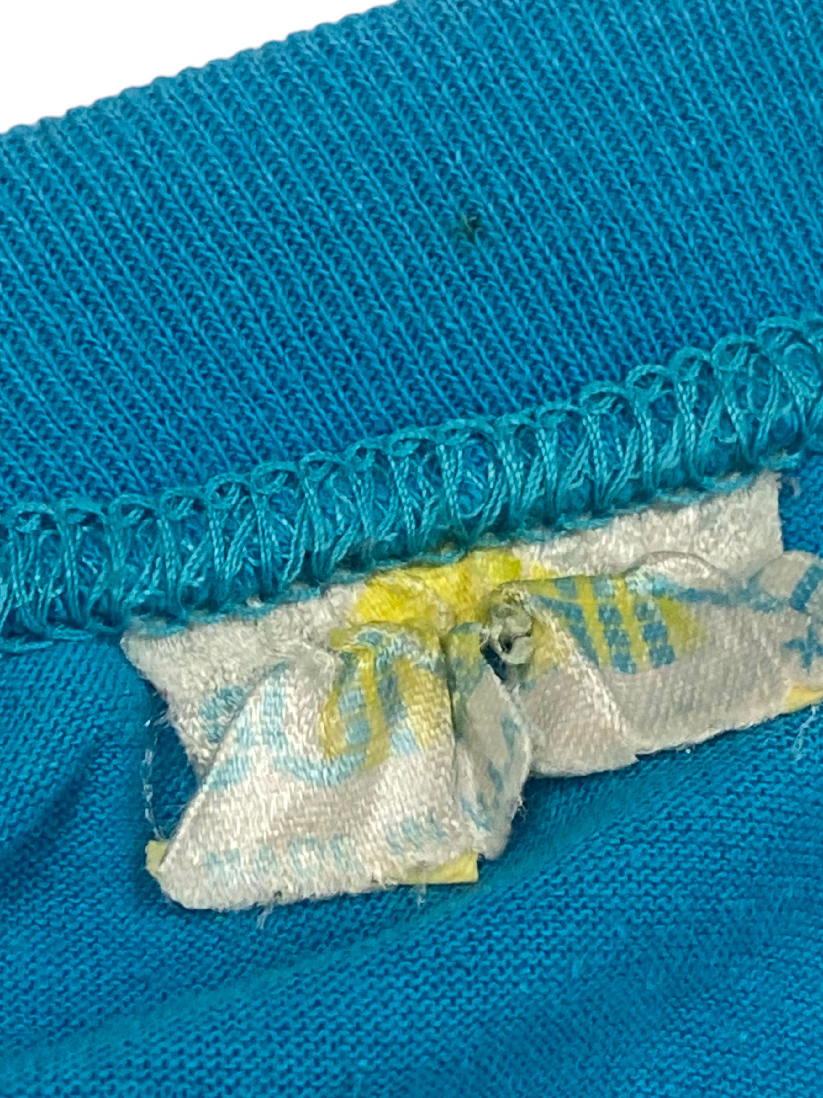 Vintage 80s Vintage SUNSHINE Made in USA Blue Single Stitch Tee M595 Size US M / EU 48-50 / 2 - 7 Thumbnail