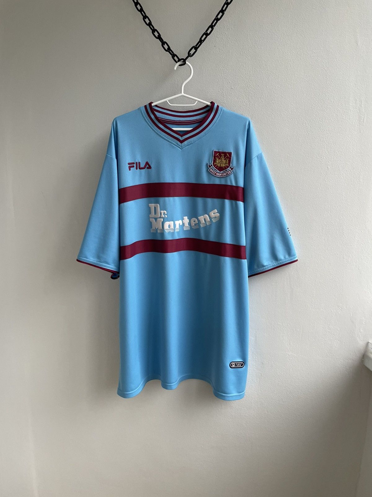 Fila × Vintage 02/03 West Ham United Di Canio Away Shirt | Grailed