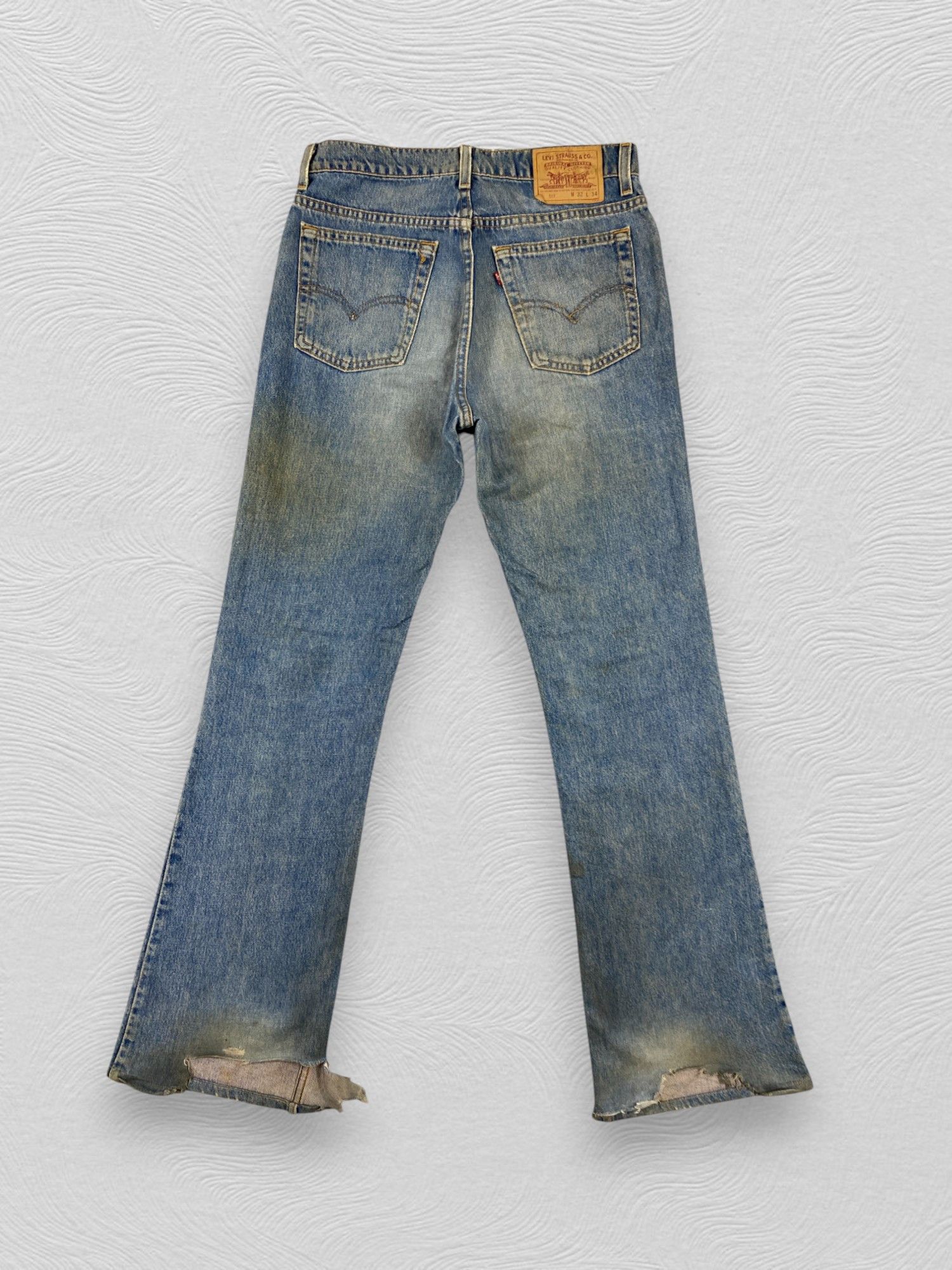 Levi's Distressed Vintage Levi's 517 Flare Jeans 31x32.5-JN3451 Size US 31 - 2 Thumbnail