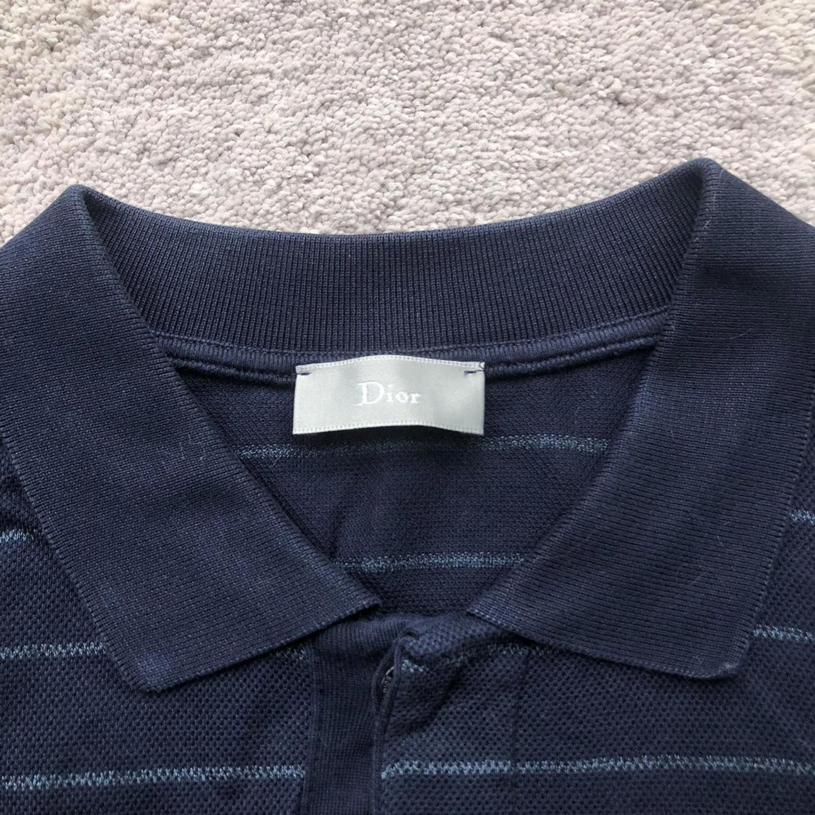 Dior Dior Homme Striped Bee Longsleeve Polo Size US L / EU 52-54 / 3 - 3 Thumbnail