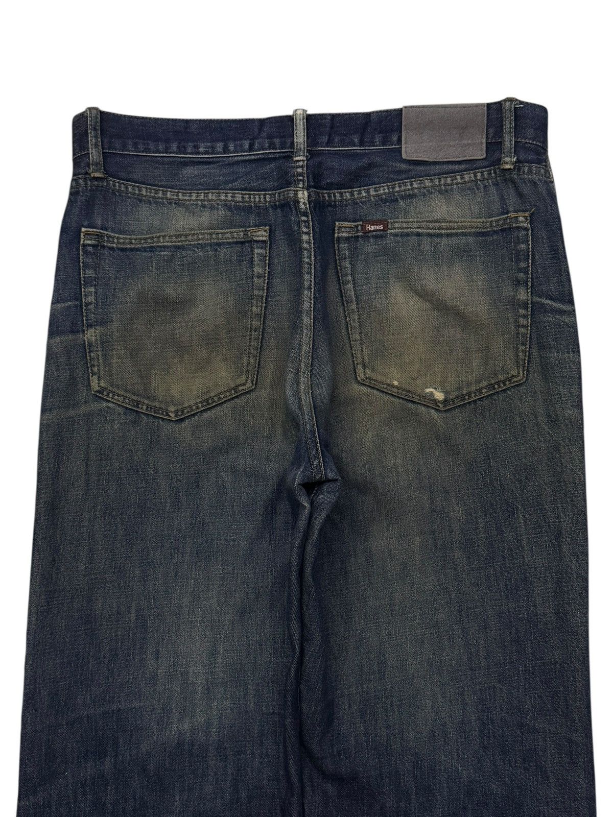 Hanes Vintage Hanes Jeans Made in USA 90s | Vintage Faded | W35 Size US 35 - 5 Thumbnail