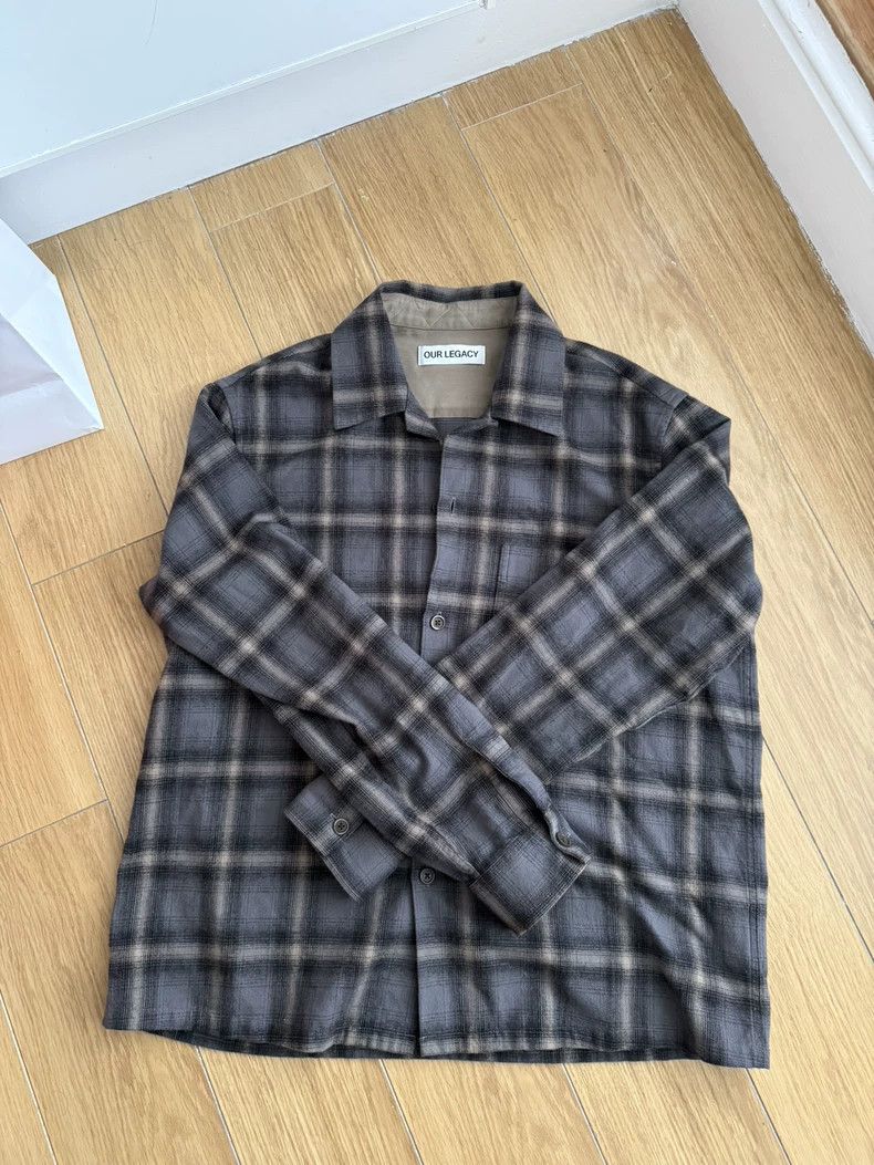 Our Legacy our legacy usen plaid shirt 2503-Nextarrow Size US XL / EU 56 / 4 - 1 Thumbnail