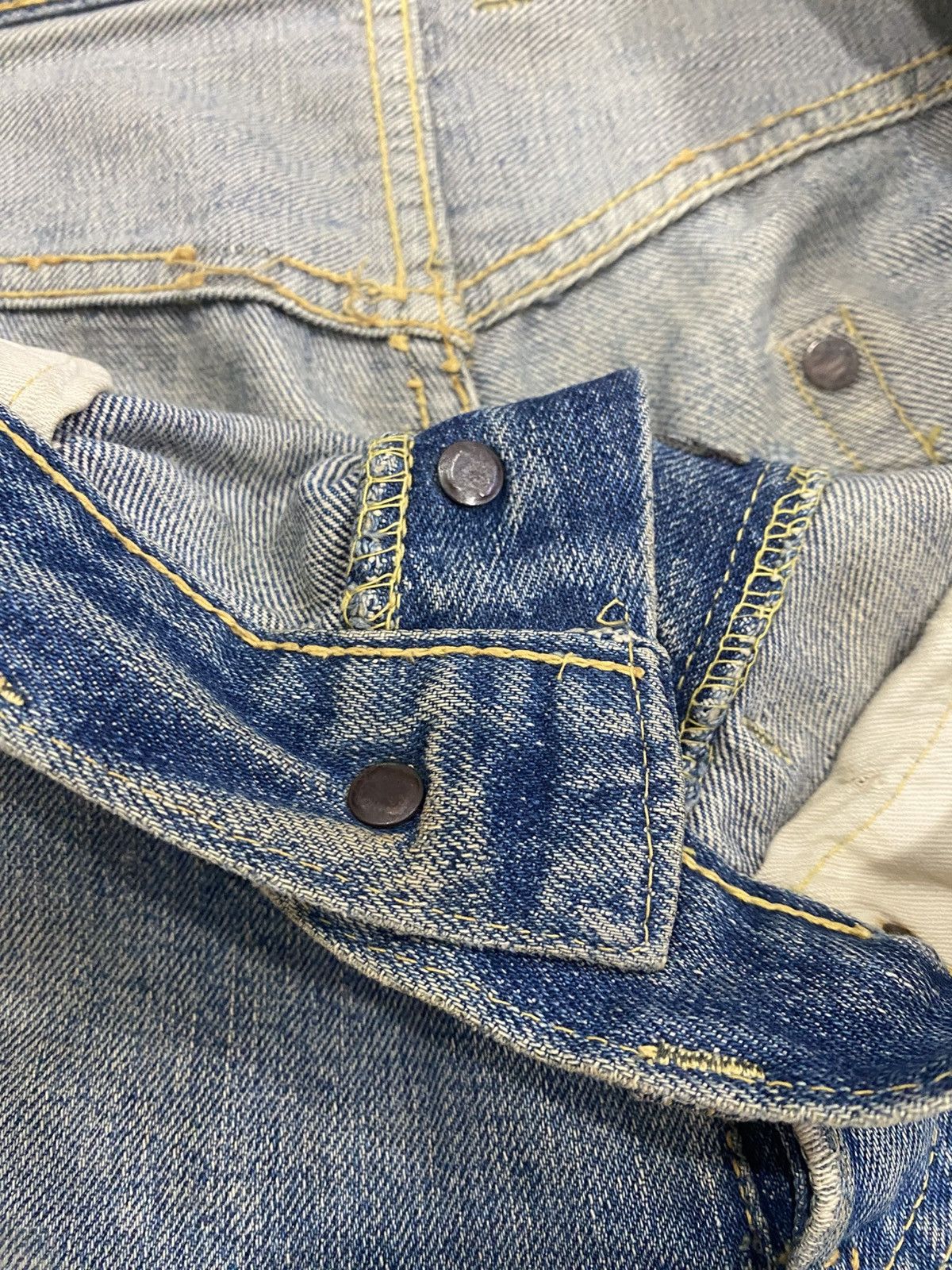 Levi's True vintage Levis 501 Big E Hidden Rivert selvadge Size US 34 / EU 50 - 8 Thumbnail