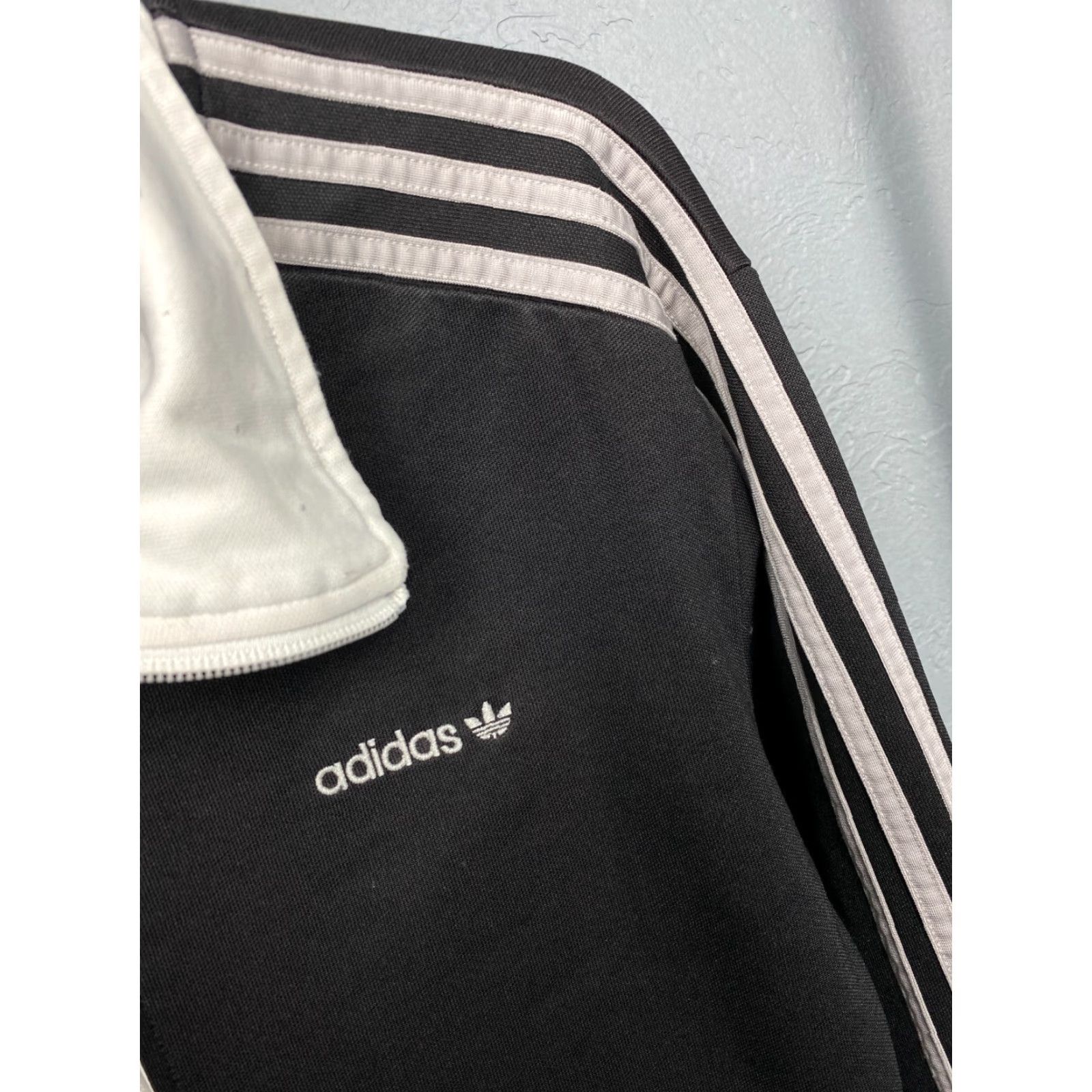 Adidas Adidas Mens Track Jacket Vintage Full Zip Retro Black M Jackets Mens Size US M / EU 48-50 / 2 - 3 Thumbnail