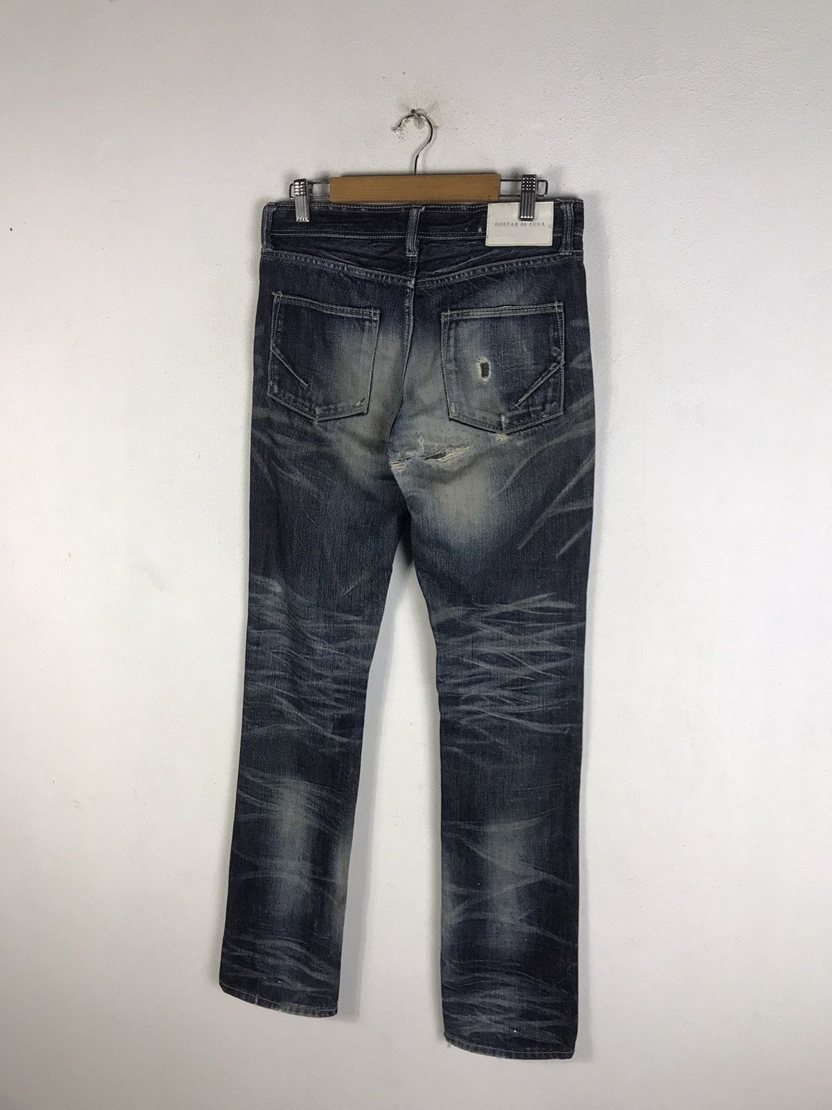 If Six Was Nine 🔥Rare🔥Vintage Gostar De Fuga Denim Jeans Size US 30 / EU 46 - 8 Thumbnail
