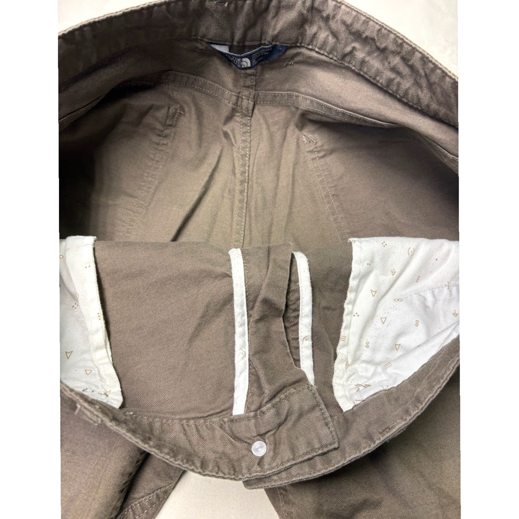 The North Face The North Face Mens Chino Pants 38X30 Brown Cotton Elastomultiester Polyester Canvas Flat Front Straight 5-Pocket Logo Zipper Zip Casual Workwear Mens Size US 38 / EU 54 - 5 Thumbnail