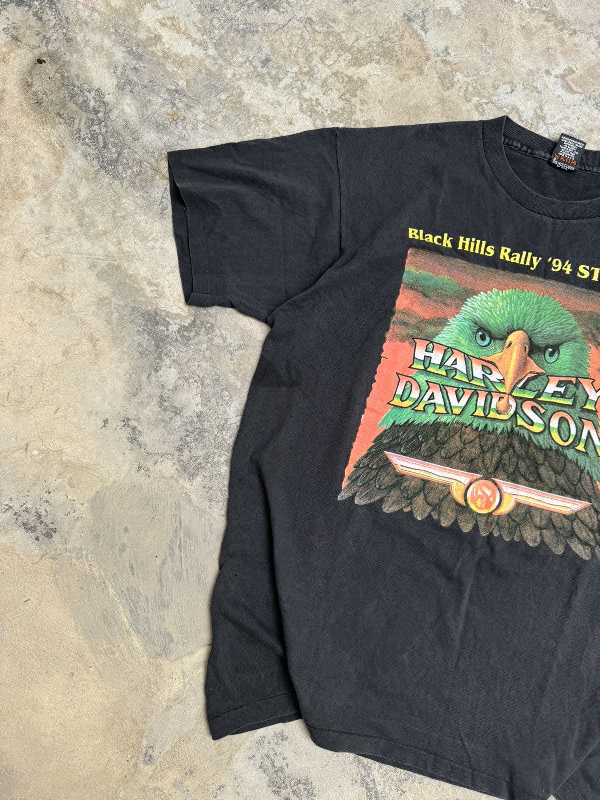 Band Tees × Harley Davidson × Vintage Rare 3d emblem harley davidson merch t shirt single stitch Size US XL / EU 56 / 4 - 2 Thumbnail