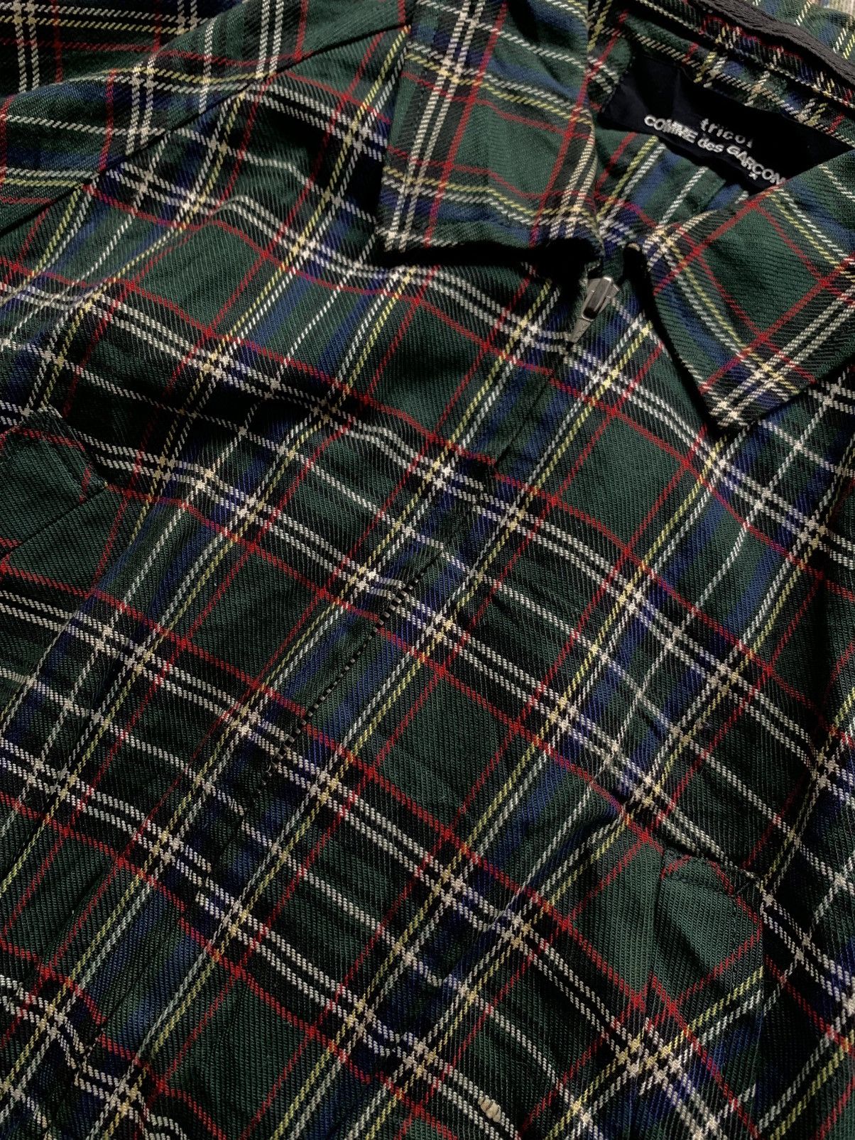 Tricot Comme des Garcons Tartan zip top Fw1990 Size M / US 6-8 / IT 42-44 - 7 Thumbnail
