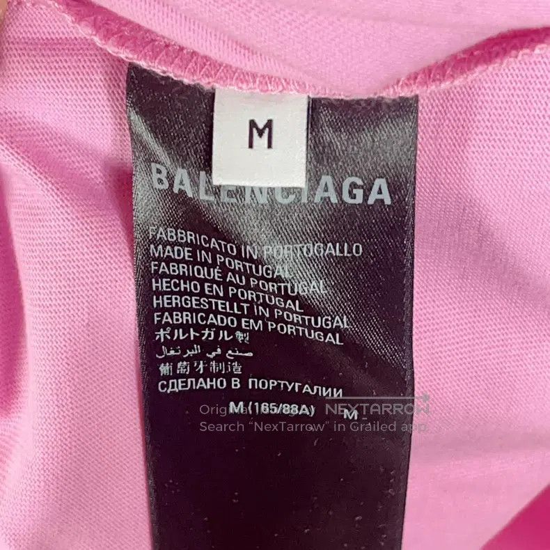 Balenciaga Balenciaga Logo Print Solid Color Raglan Sleeve T-Shirt Size M / US 6-8 / IT 42-44 - 5 Thumbnail