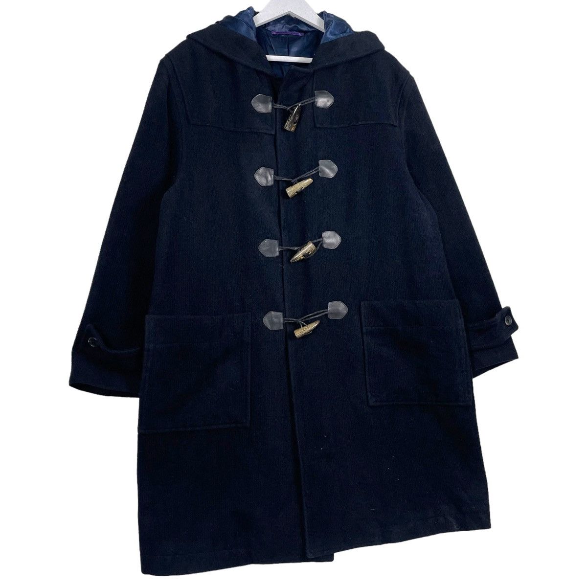 Paul Smith 💥PAUL SMITH TOGGLE WOOL LONG COAT JACKET Size US L / EU 52-54 / 3 - 4 Thumbnail
