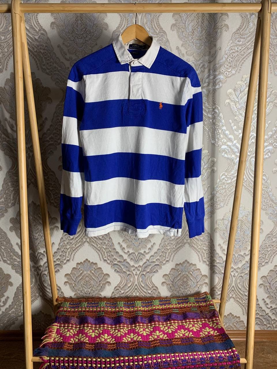 Polo Ralph Lauren VERY RARE POLO RALPH LAUREN DESIGNER RUGBY RETRO Y2K 90s USA Size US M / EU 48-50 / 2 - 1 Thumbnail