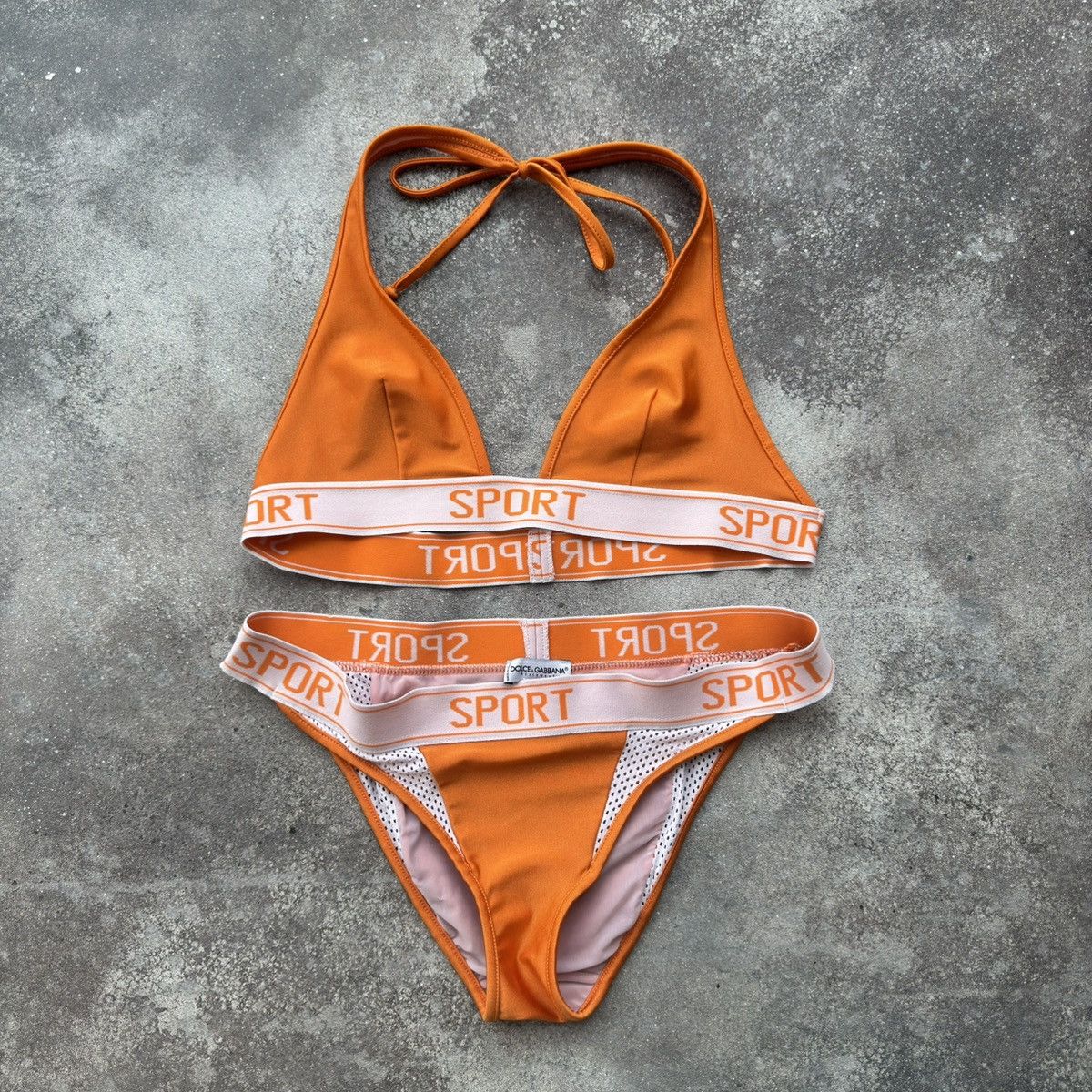Dolce & Gabbana × Vintage Dolce & Gabbana Sport Y2K Vintage Swimsuit Size ONE SIZE - 2 Thumbnail