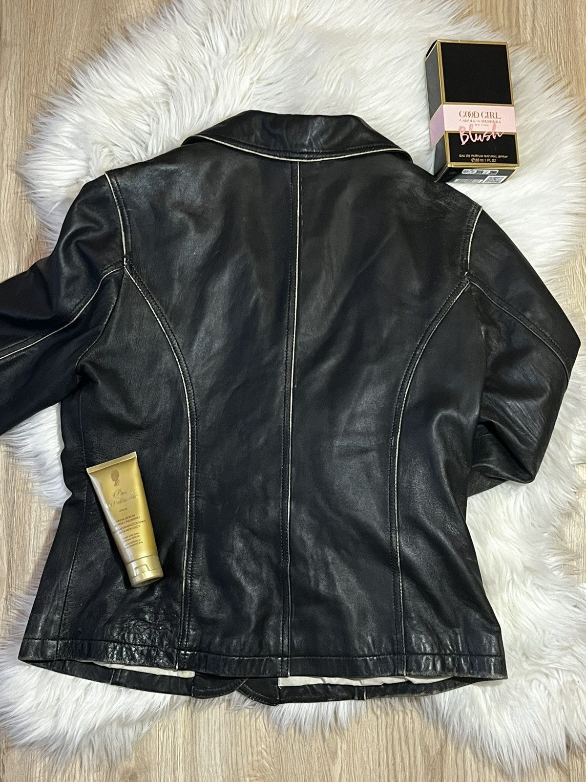 Vintage manguun leather jacket size l vintage y2k old school Size US L / EU 52-54 / 3 - 2 Thumbnail