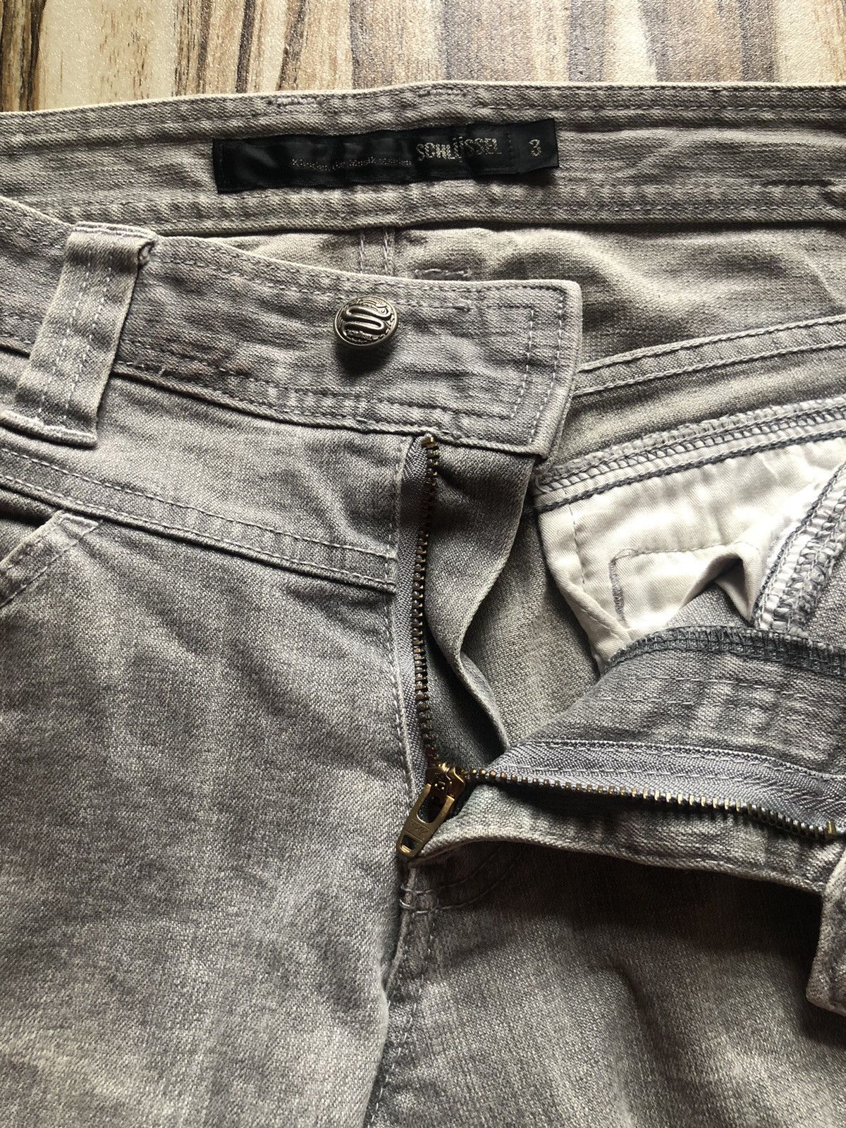 Obelisk OG Y2K🇯🇵 flare denim fleur pants Schlussel Size US 34 / EU 50 - 6 Thumbnail
