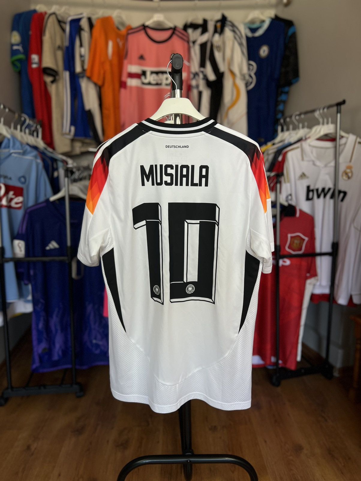 Adidas Soccer Jersey Adidas Germany 2024/25 Musiala #10 Size US M / EU 48-50 / 2 - 1 Thumbnail