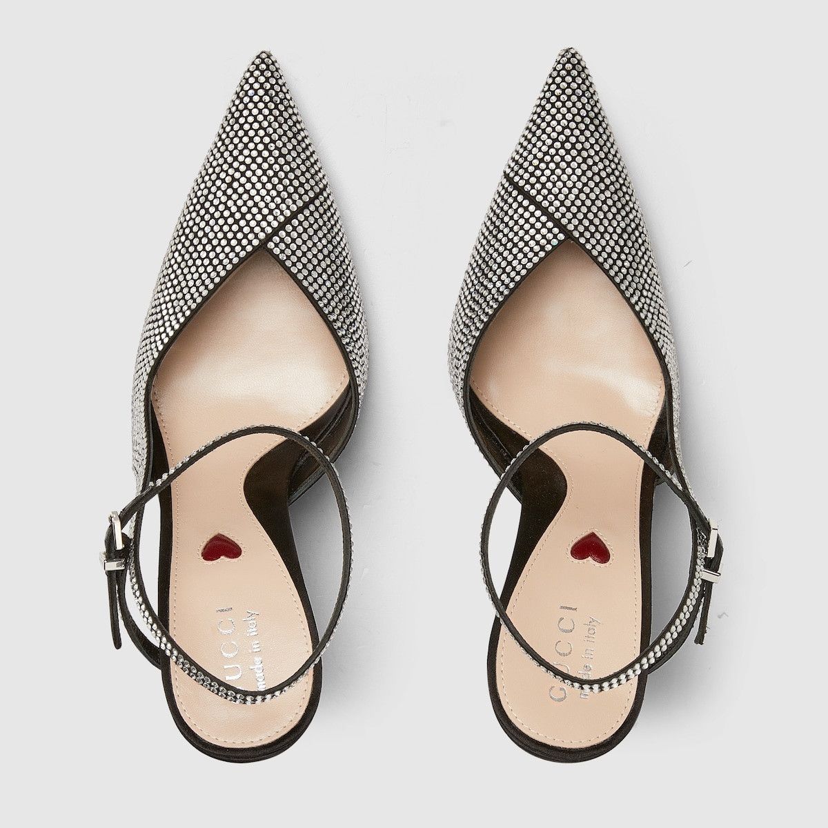 Gucci o1s1wg110125 High-Heeled Pumps in Black/Silver Size US 11 / IT 41 - 4 Thumbnail