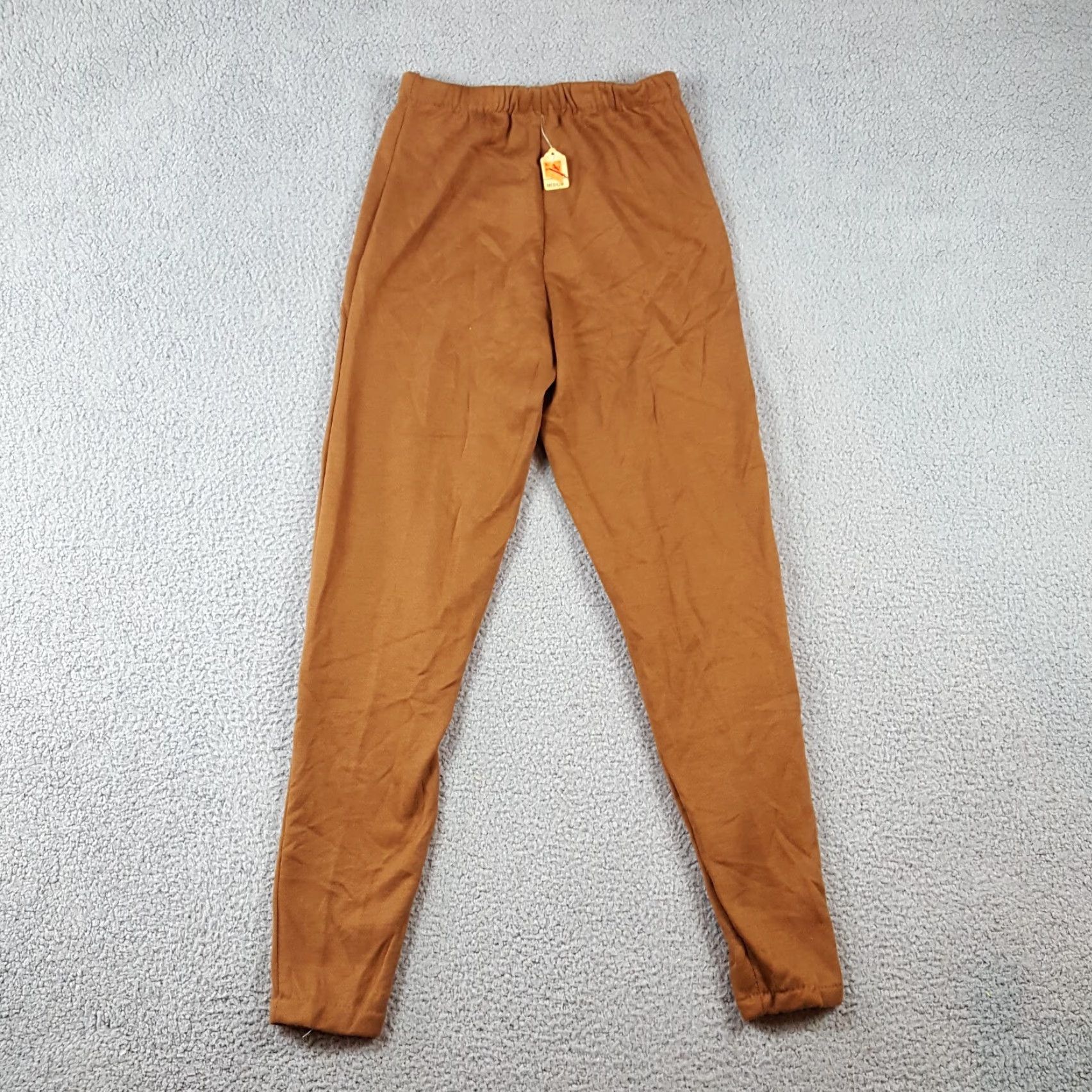 Etro VINTAGE 90s Yoga Solid Brown Athletic Sweatpants Women's Medium Stretch Waist Retro Size 32" / US 10 / IT 46 - 5 Thumbnail