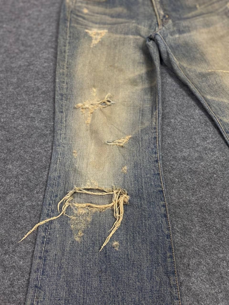 Japanese Brand blue way japan bootcut distressed denim nice rusty design Size US 34 / EU 50 - 10 Thumbnail