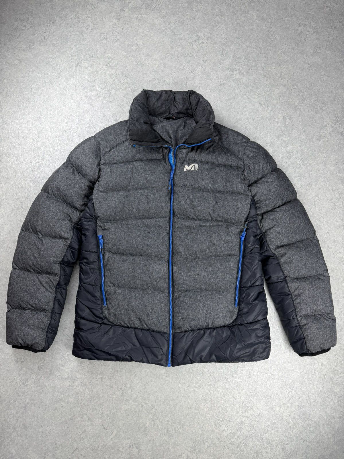 Vintage Millet Advance Down Jacket Grey Hooded Puffer Size US XL / EU 56 / 4 - 6 Thumbnail