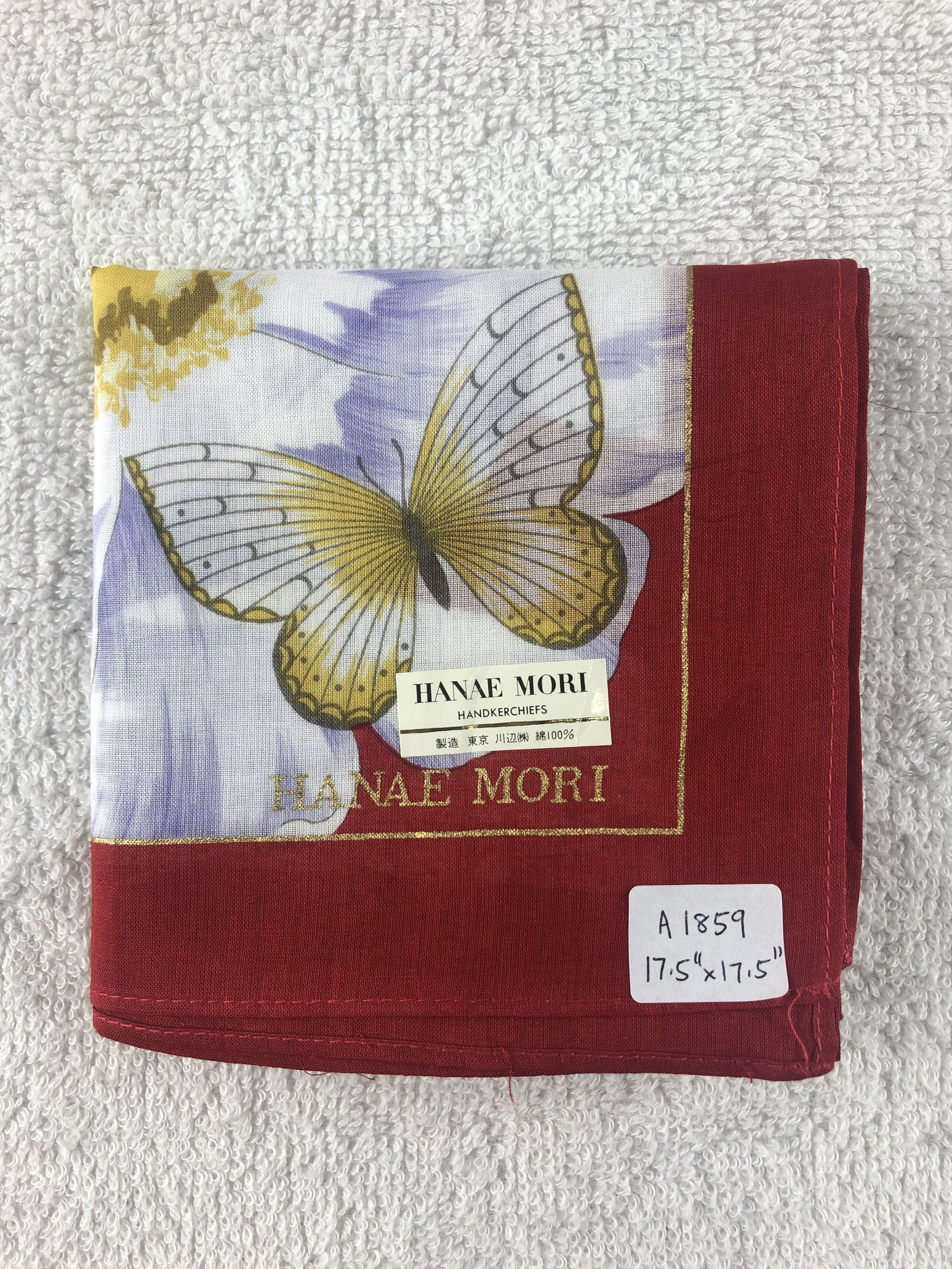 Hanae Mori × Japanese Brand × Vintage Hanae Mori Handkerchief / Bandana / Neckerchief Size ONE SIZE - 6 Thumbnail