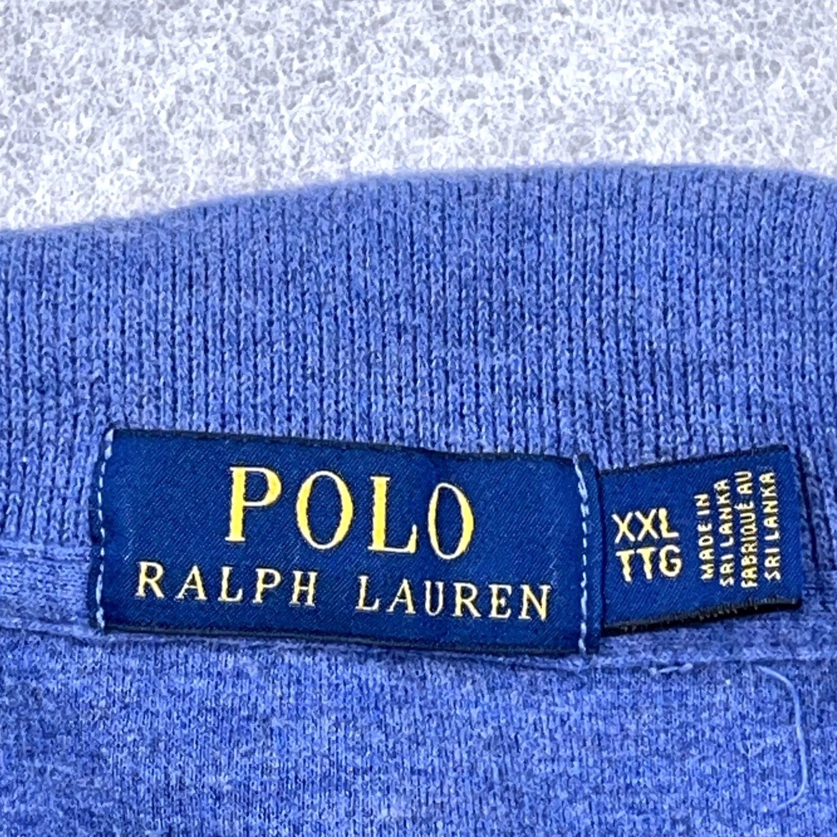 Polo Ralph Lauren Polo Ralph Lauren Men 2XL Blue Pullover 1/4 Zip Sweatshirt Size US XXL / EU 58 / 5 - 5 Thumbnail