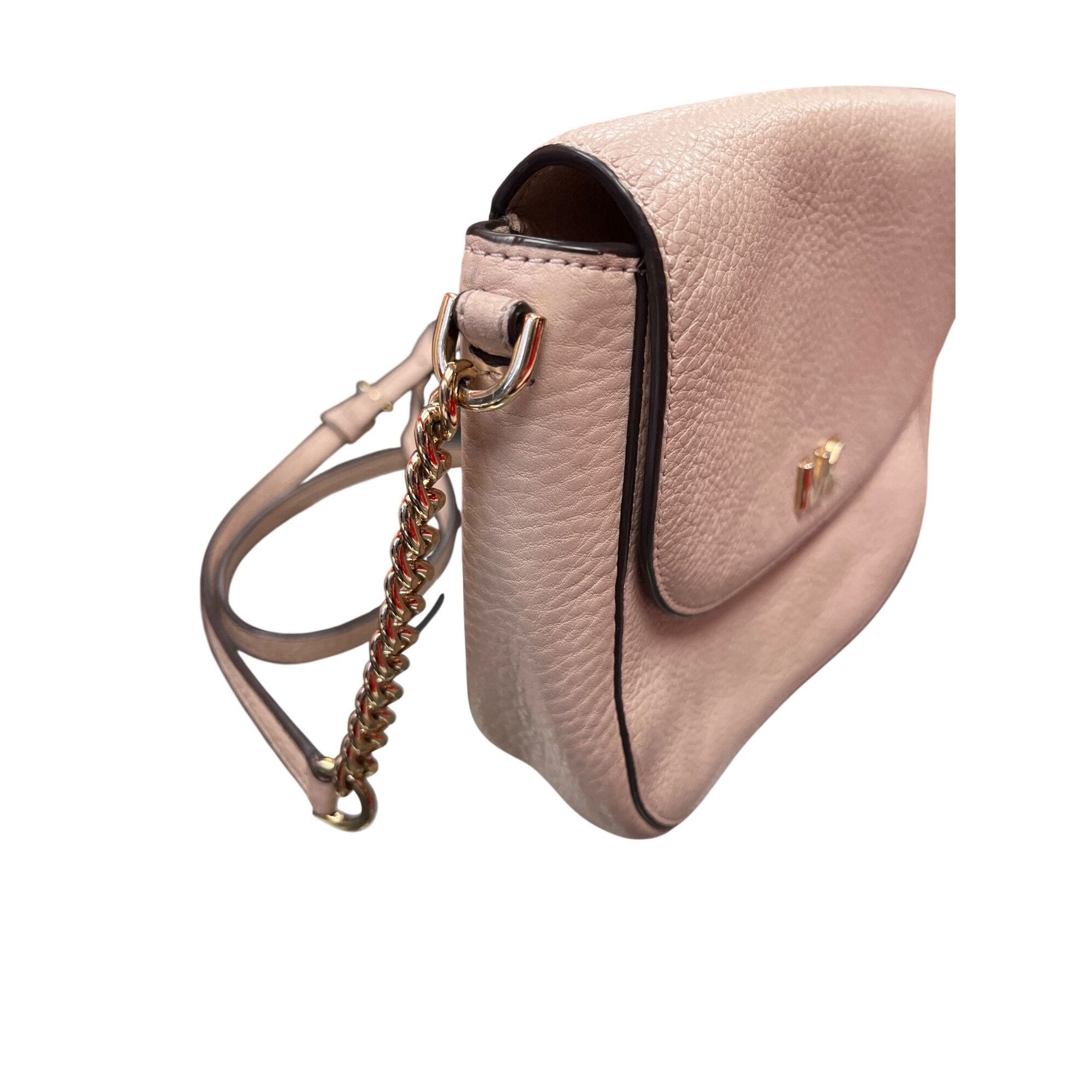 Michael Kors Michael Kors wms corral pink goldware leather crossbody shou Size ONE SIZE - 2 Thumbnail