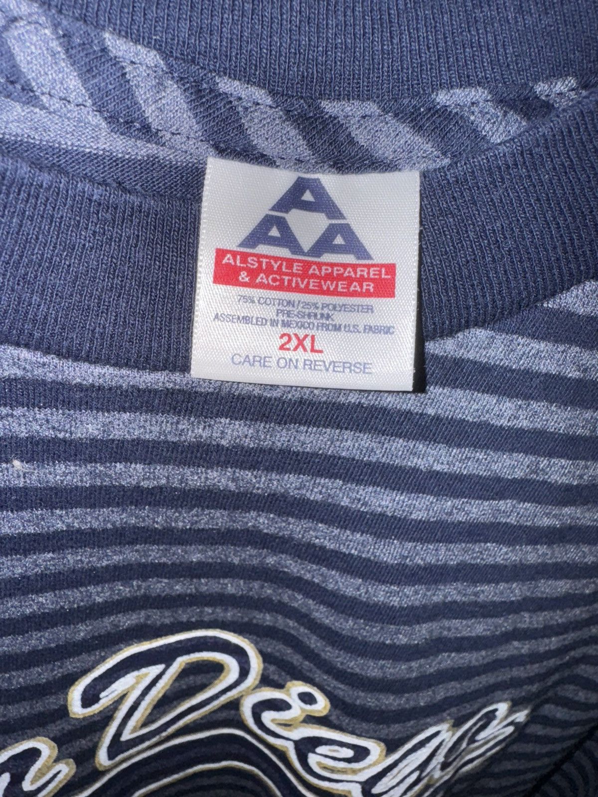 Vintage Vintage San Diego Script Tshirt Size US XXL / EU 58 / 5 - 2 Thumbnail