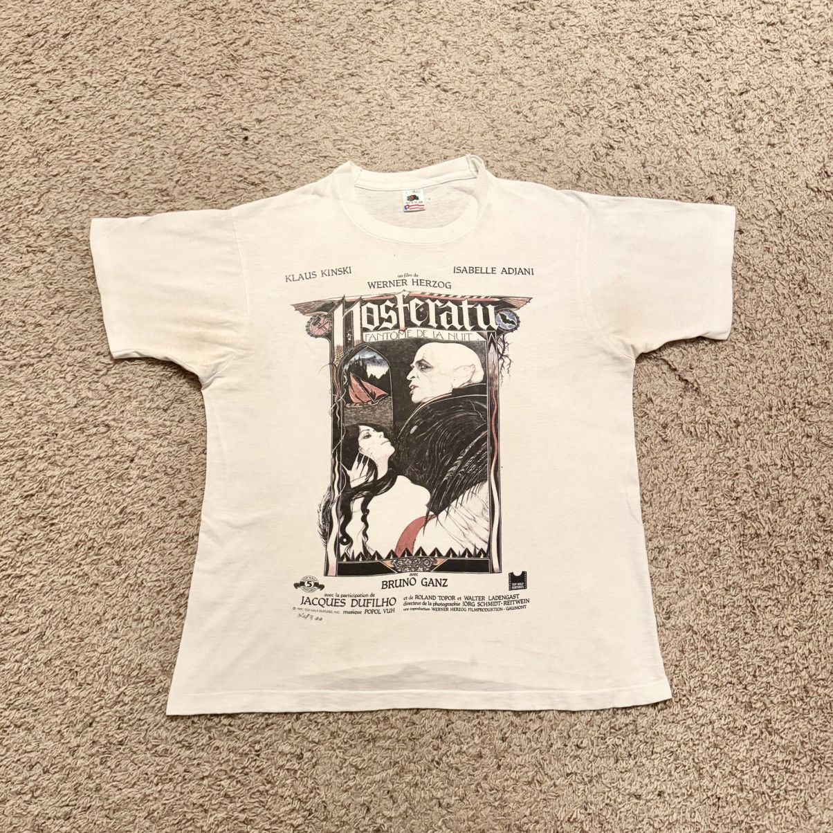 Vintage Vintage 1991 Nosferatu Rare Horror Movie Promo Tee Large Size US L / EU 52-54 / 3 - 2 Thumbnail