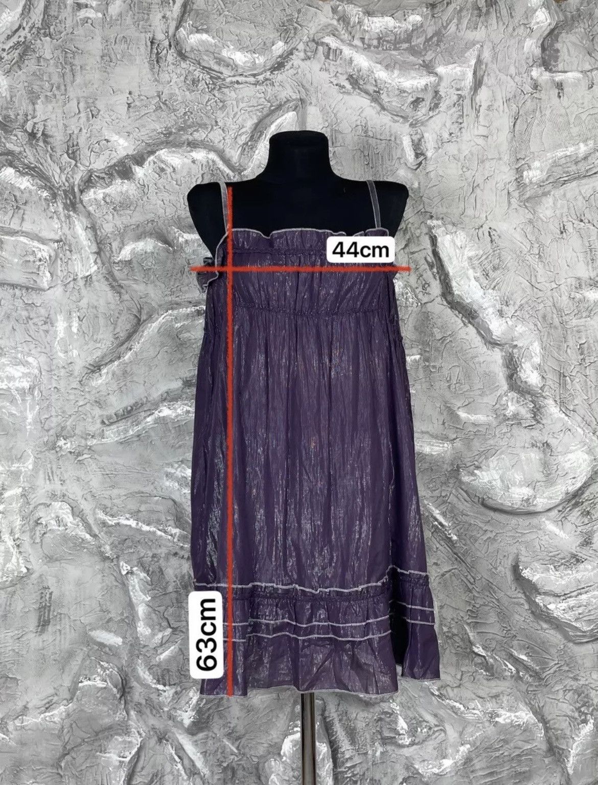 Cop Copine × Japanese Brand × Vintage Cop Copine Vintage Glitter Y2K Tank Top Dress Size M / US 6-8 / IT 42-44 - 13 Thumbnail