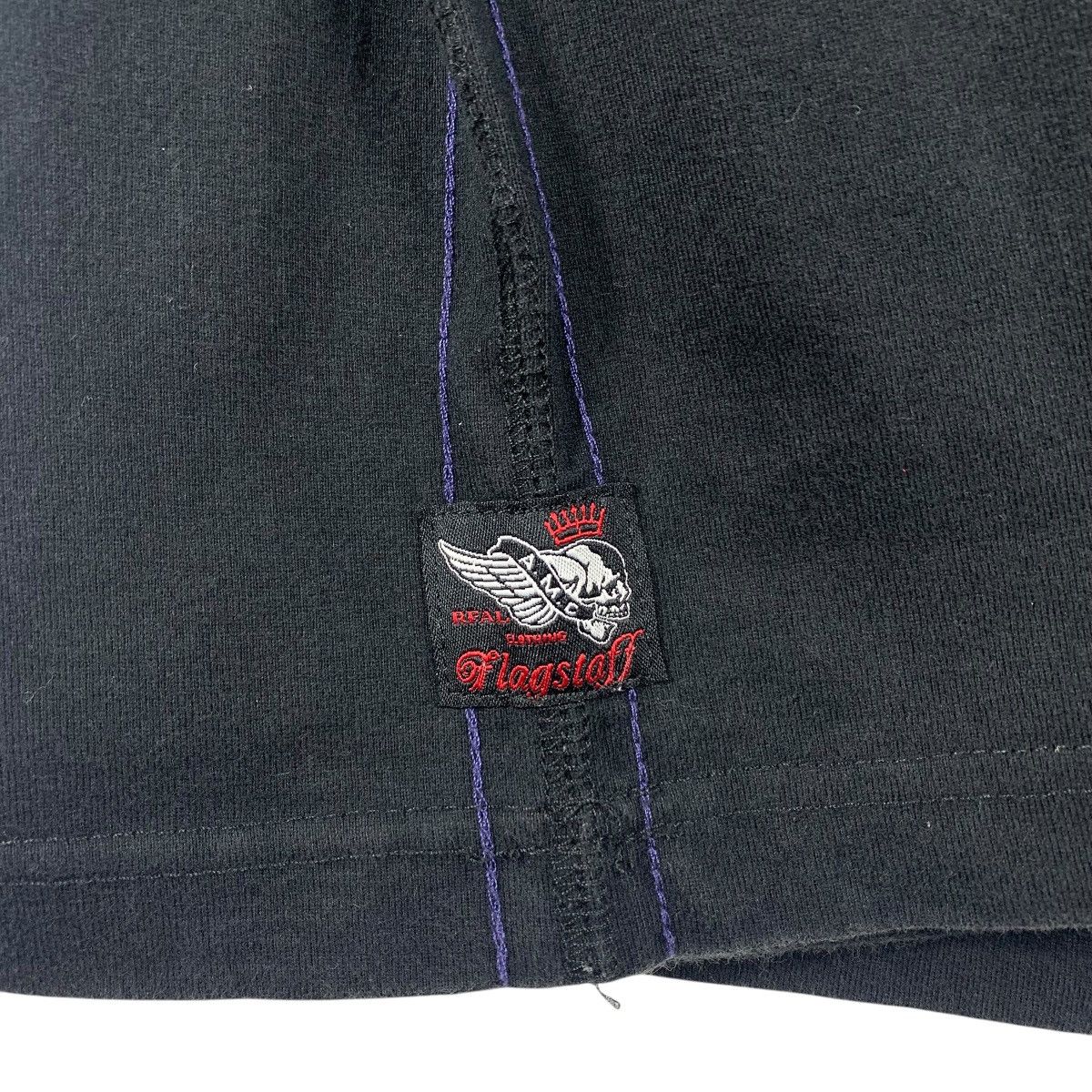 Flagstuff × Japanese Brand FLAGSTUFF Embroidery skull back hit tee Size US XL / EU 56 / 4 - 10 Thumbnail