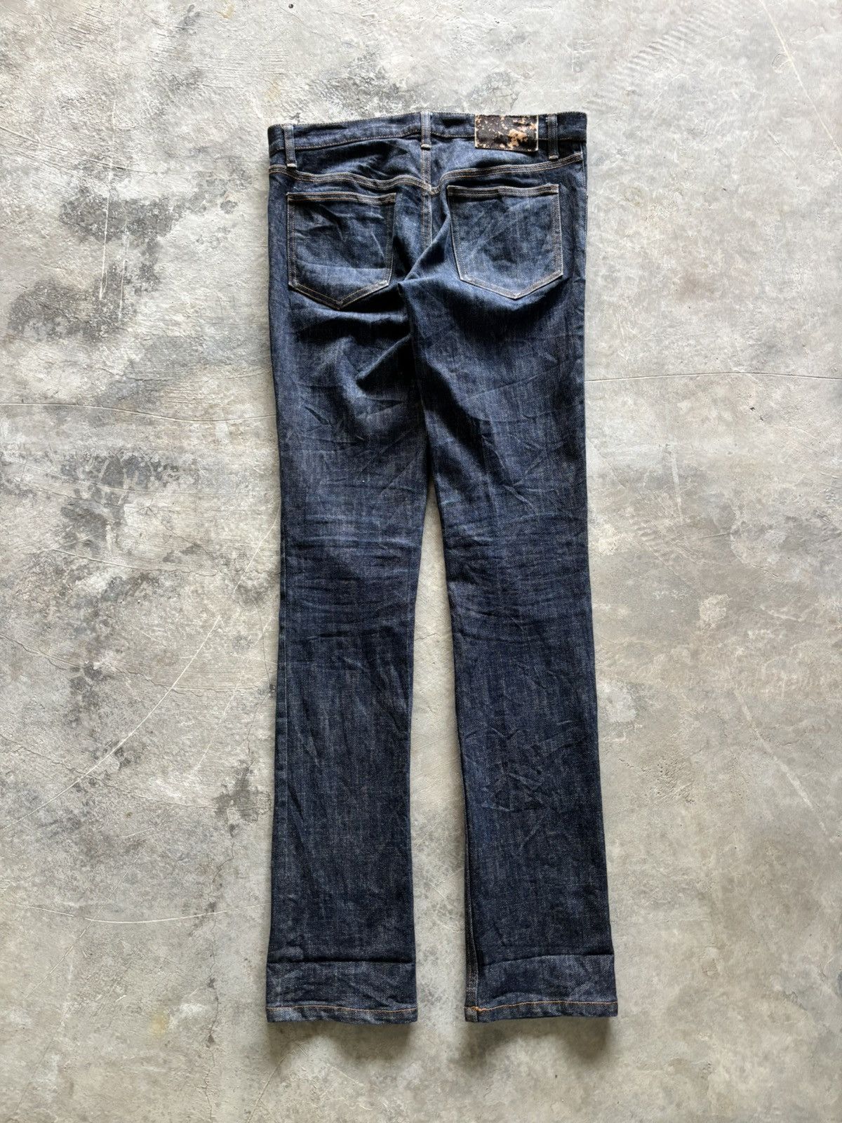 Shellac SHELLAC japanese denim slim style hedi slimane ish fit stack Size US 33 - 11 Thumbnail