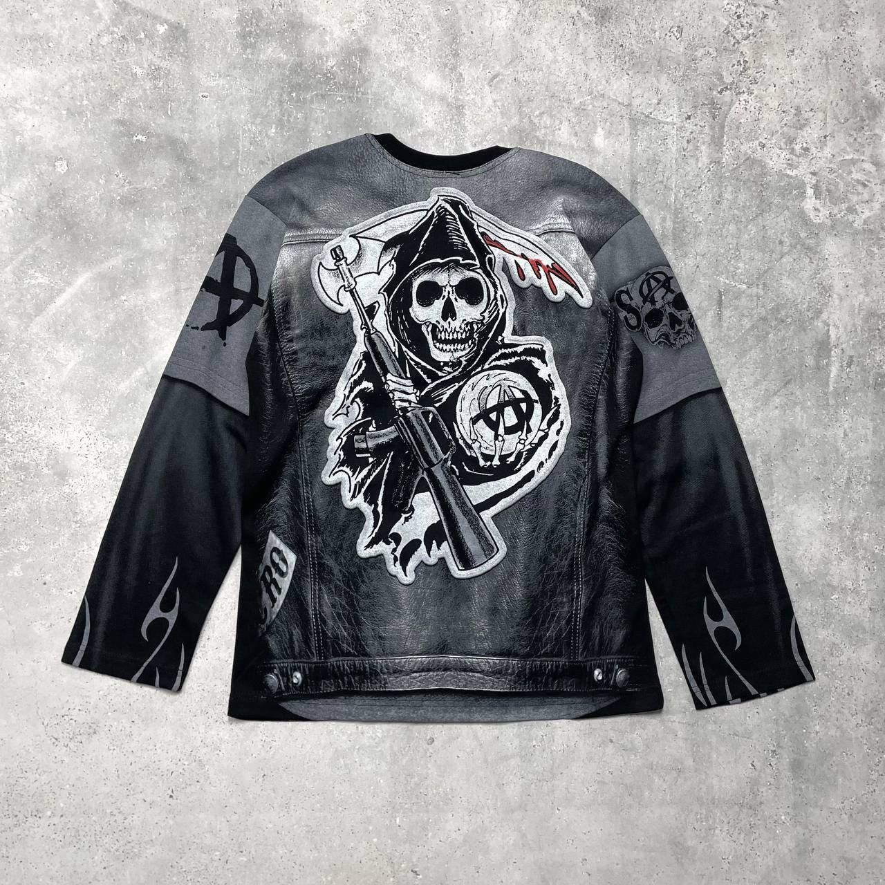 Band Tees NWT Sons Of Anarchy 2017 All Over Print Long Sleeve T Shirt Size US S / EU 44-46 / 1 - 2 Thumbnail