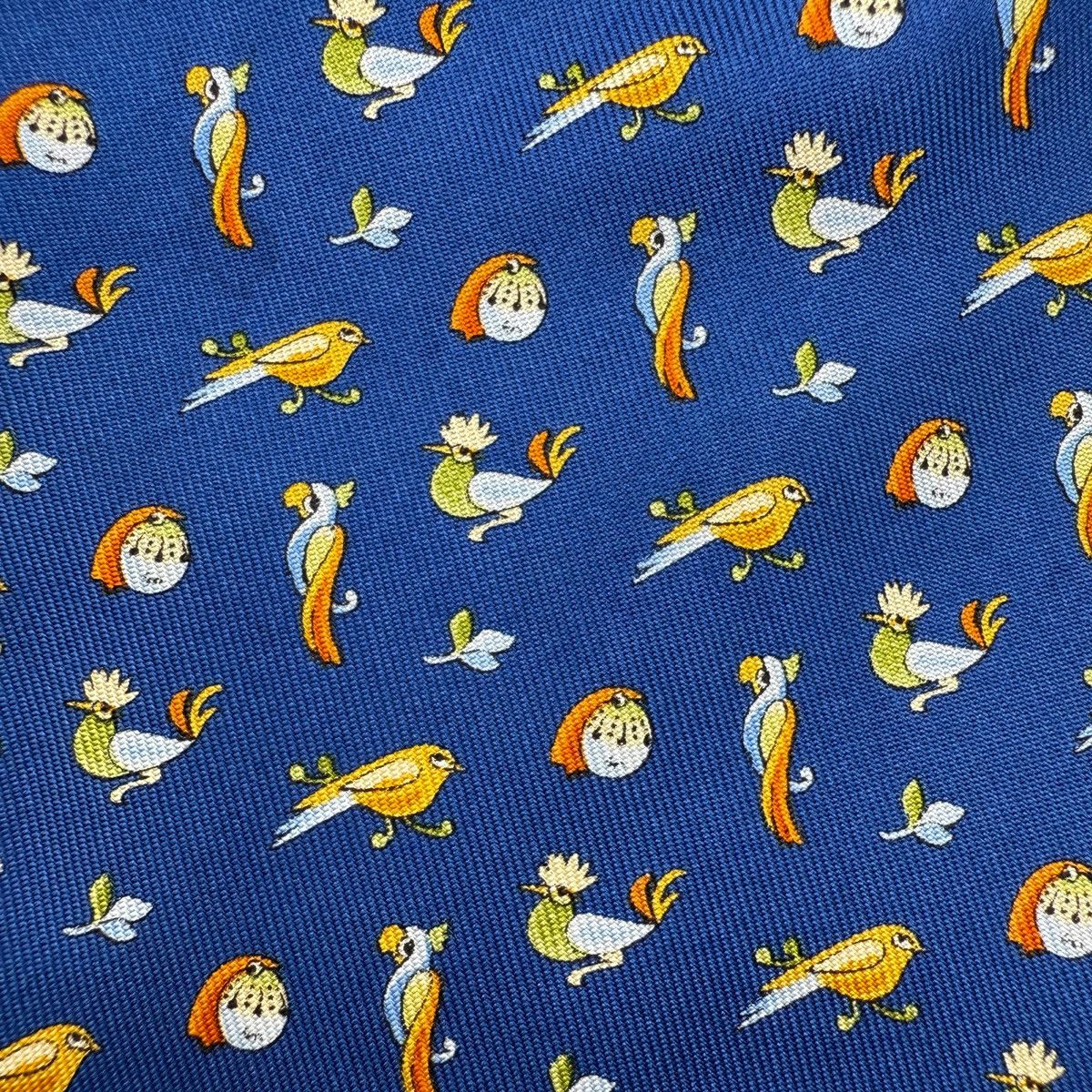 Salvatore Ferragamo Salvatore Ferragamo Silk Tie, Blue, Made in Italy, Like New Size ONE SIZE - 3 Thumbnail