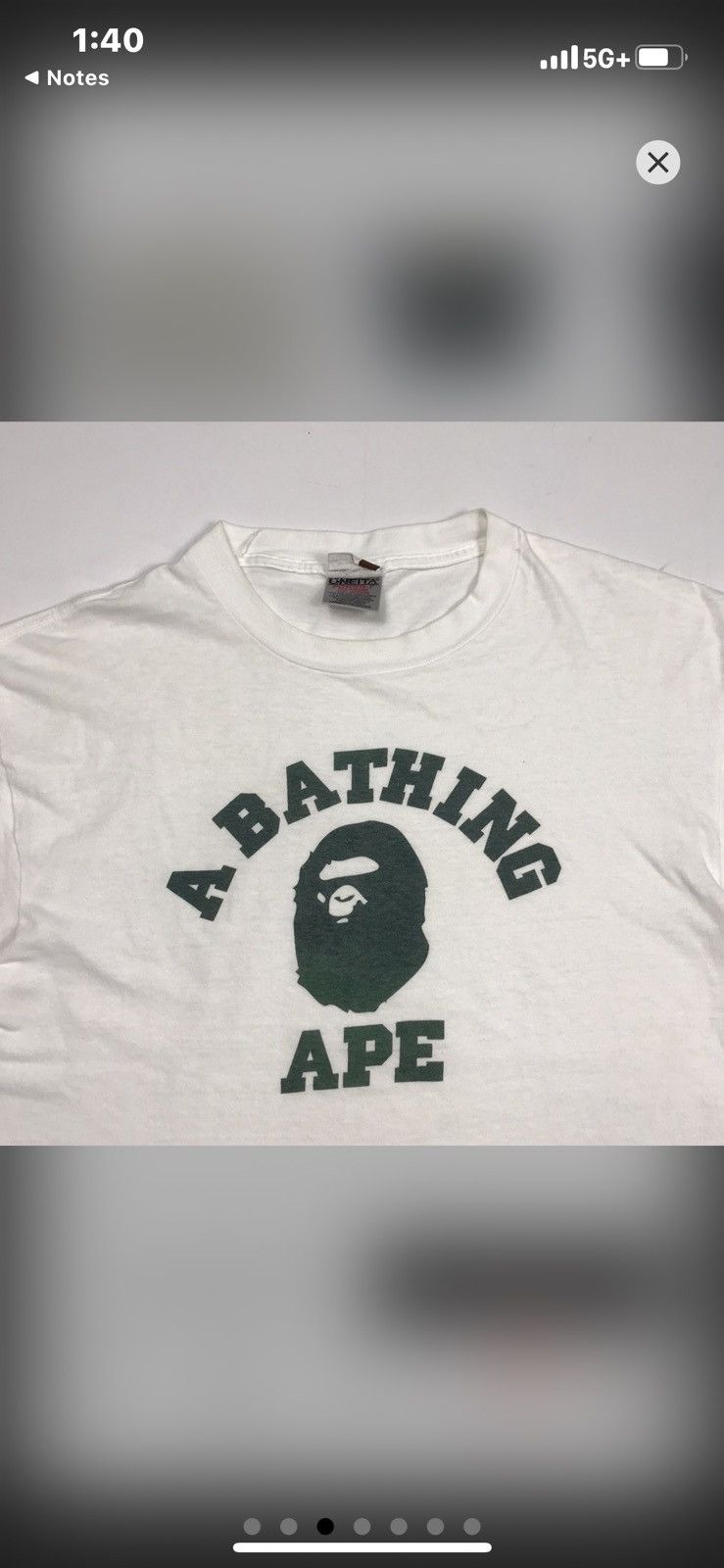 Bape Vintage Bape 90s college tee Size US L / EU 52-54 / 3 - 3 Thumbnail