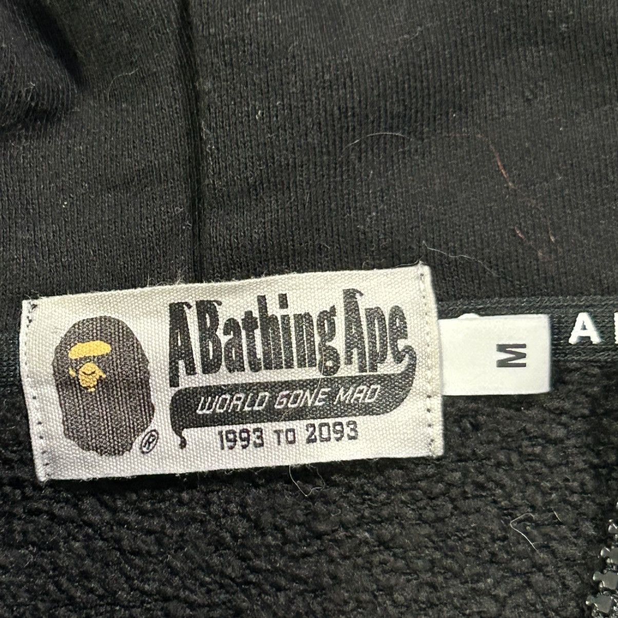 Bape BAPE Mix Material Quarter Zip Pullover Hoodie Size US M / EU 48-50 / 2 - 4 Thumbnail