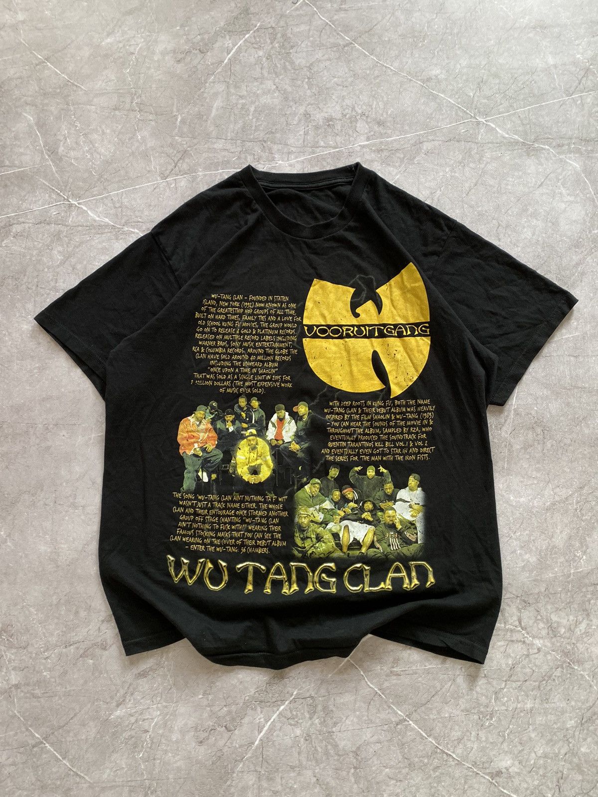 Rap Tees × Vintage × Wu-Tang Clan Vintage Wu Tang Clan FOREVER Big Logo T-Shirt 90s Rap Tee Size US L / EU 52-54 / 3 - 2 Thumbnail