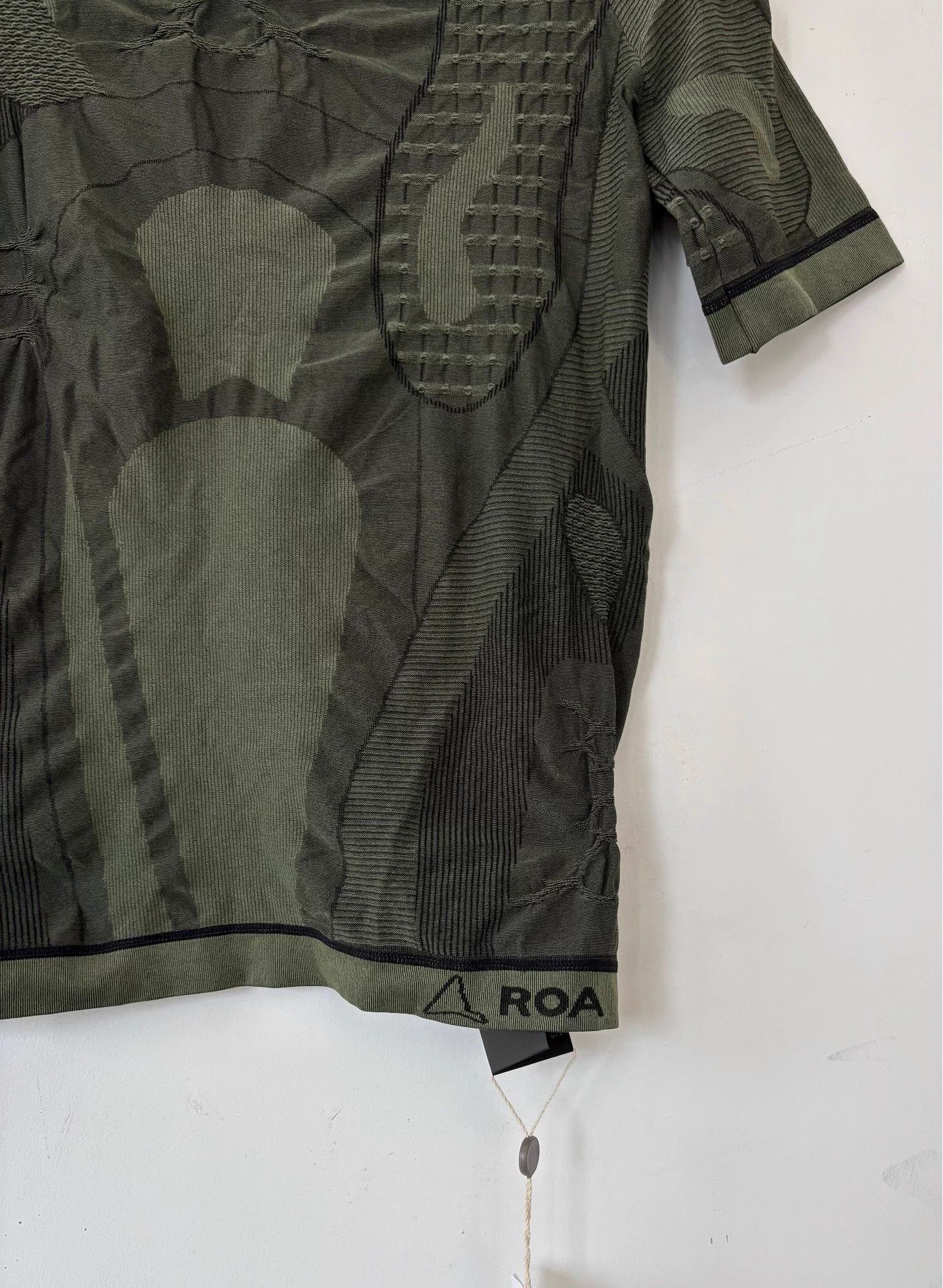 ROA ROA Men's Seamless Knit Short Sleeve Tee Dark Green M Size US M / EU 48-50 / 2 - 5 Thumbnail