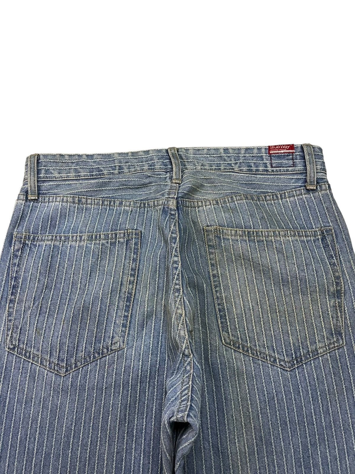 Japanese Brand Vintage Japanese Brand Hickory Style Mud Wash Baggy Jeans Size US 31 - 8 Thumbnail