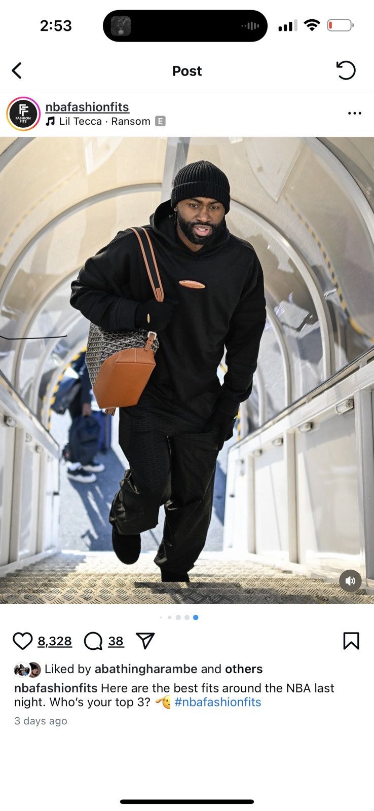 Goyard Goyard Cisalpin Backpack Black/Tan Size ONE SIZE - 11 Thumbnail