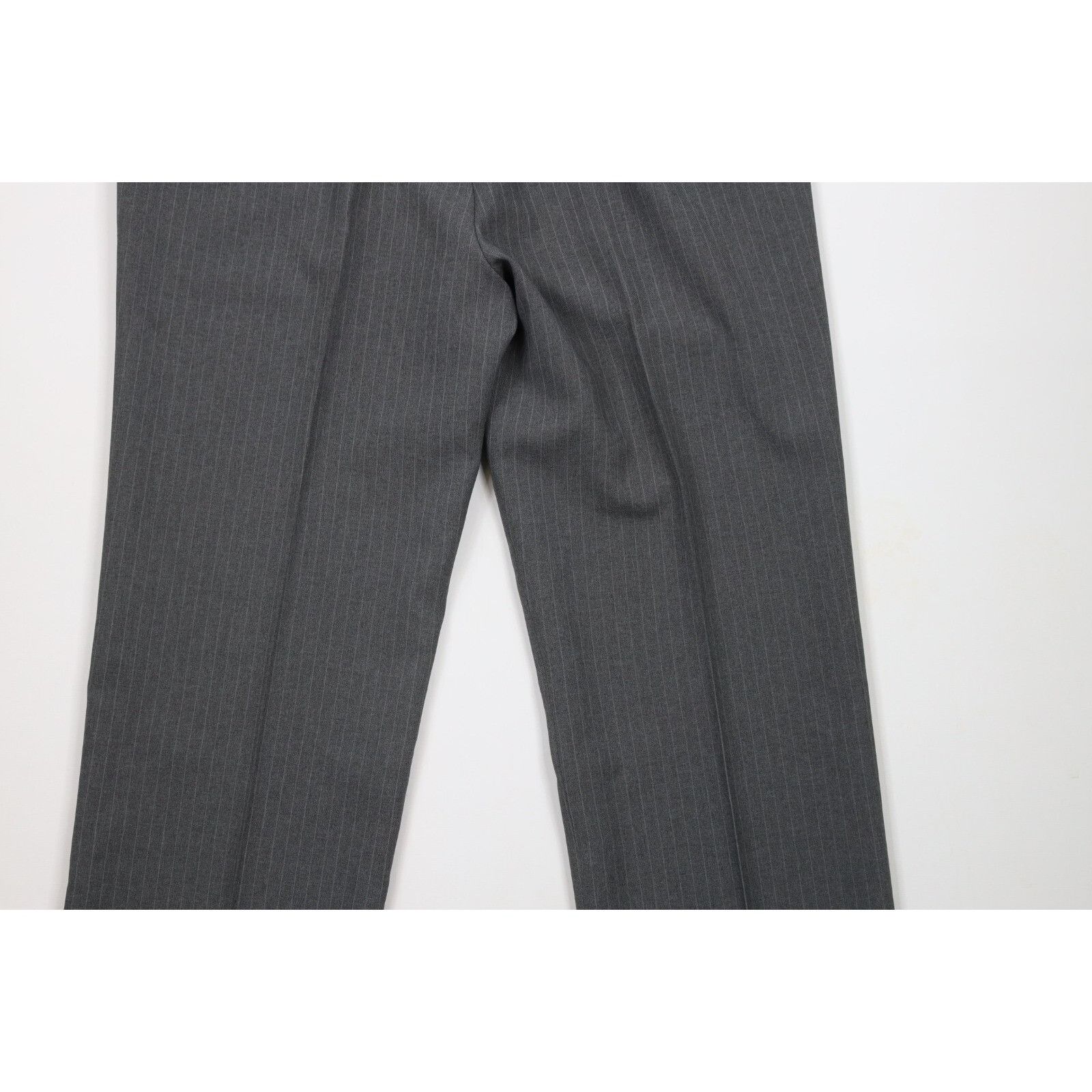 Vintage Vintage 70s Streetwear 2 Piece Pinstriped Suit Wedding Size 42L - 17 Thumbnail