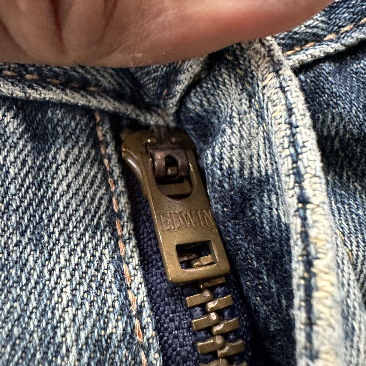 Edwin Edwin 505X Selvedge Washed Denim Made in Japan D662 Size US 30 / EU 46 - 17 Thumbnail