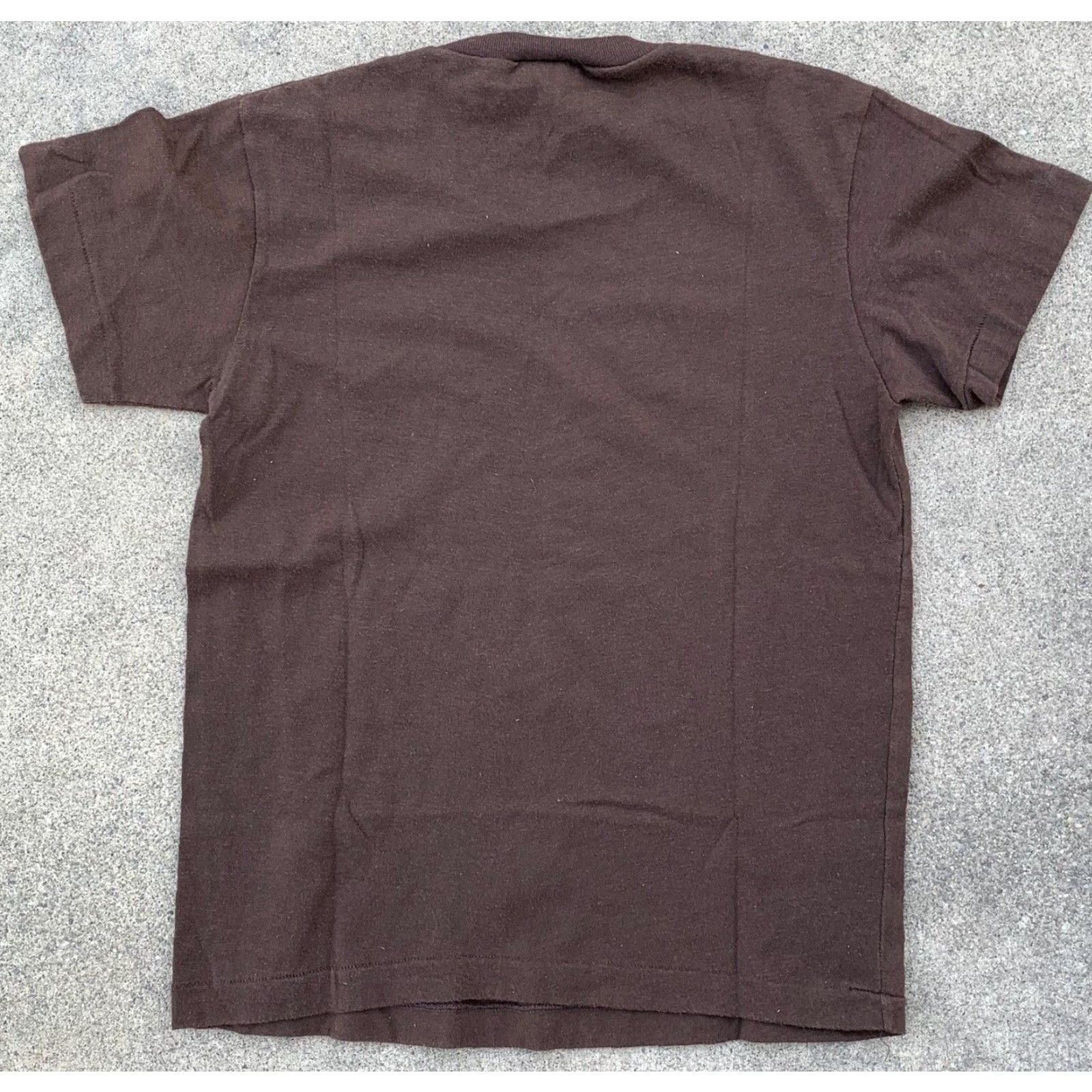 Vintage VINTAGE Enco Originals Sun Valley T Shirt Men's M Brown Graphic Tee 1980s Single Stitch Made In USA Ski Snow Sportswear/Beach Size US M / EU 48-50 / 2 - 6 Thumbnail