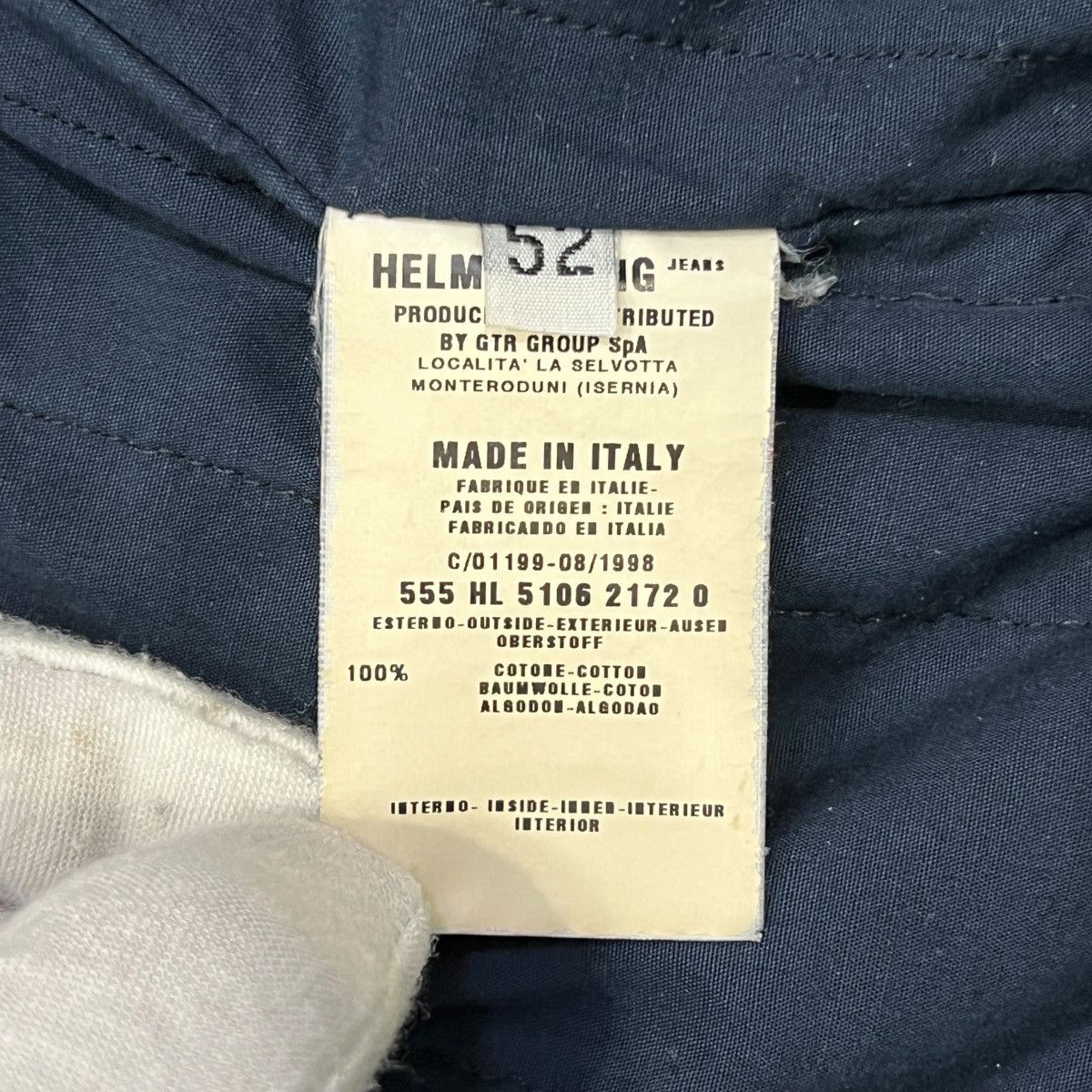 Helmut Lang HELMUT LANG 1998AW Zip-up Padded Jacket Size US L / EU 52-54 / 3 - 6 Thumbnail